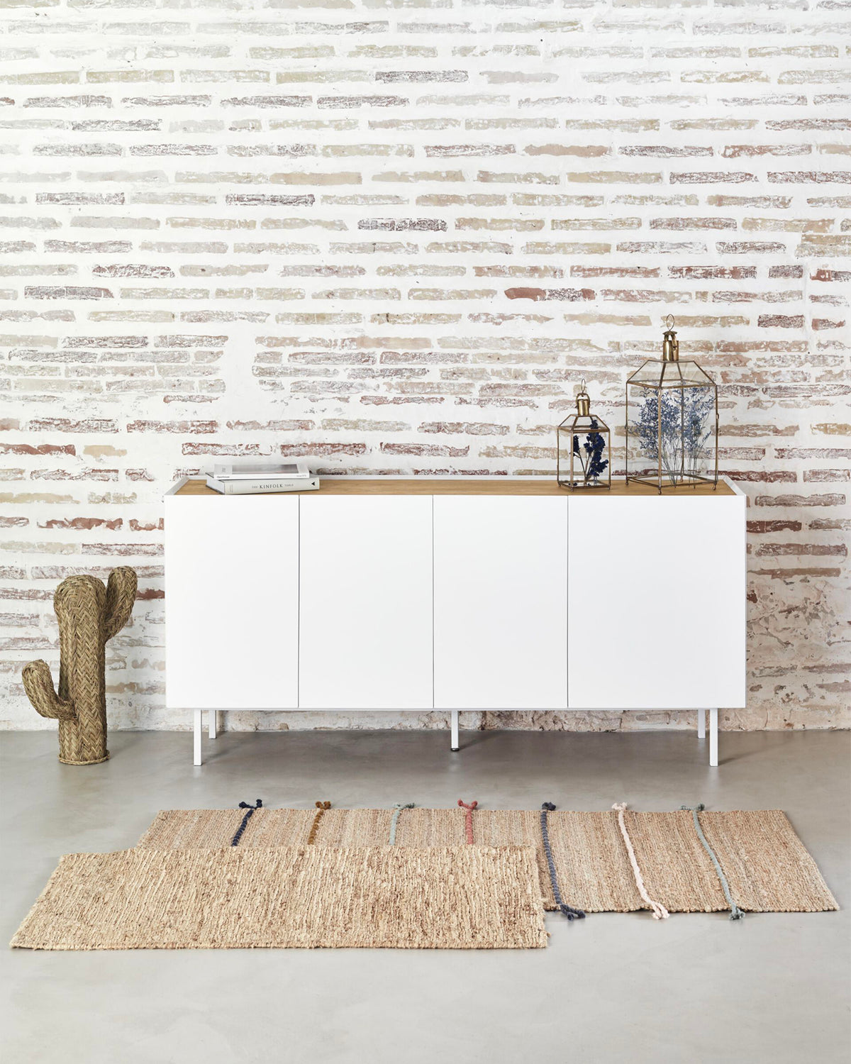 Credenza grande con piano in rovere Arista