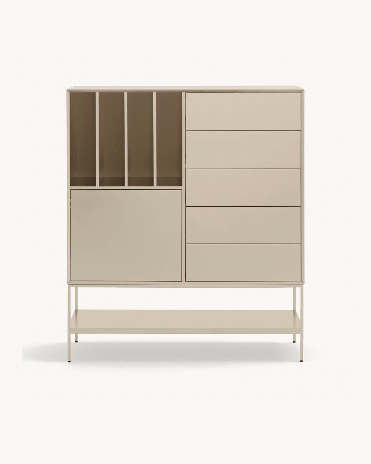 Credenza alta laccata Platt