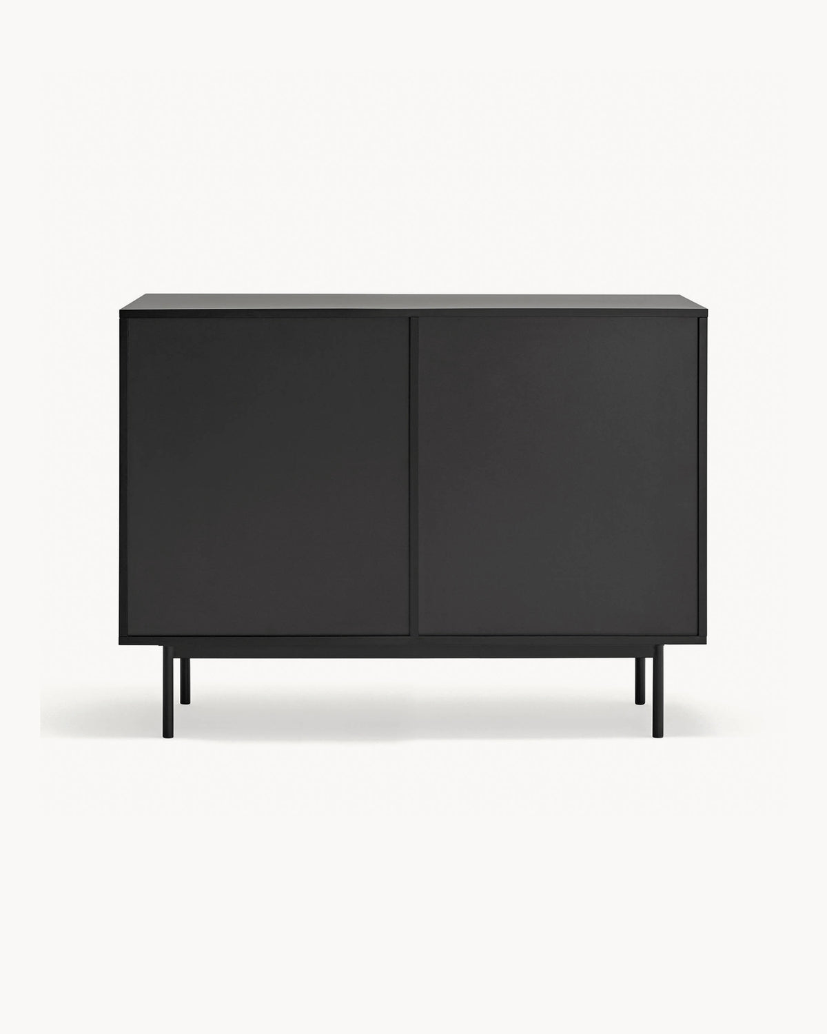Credenza piccola con cassetti in rovere Sierra