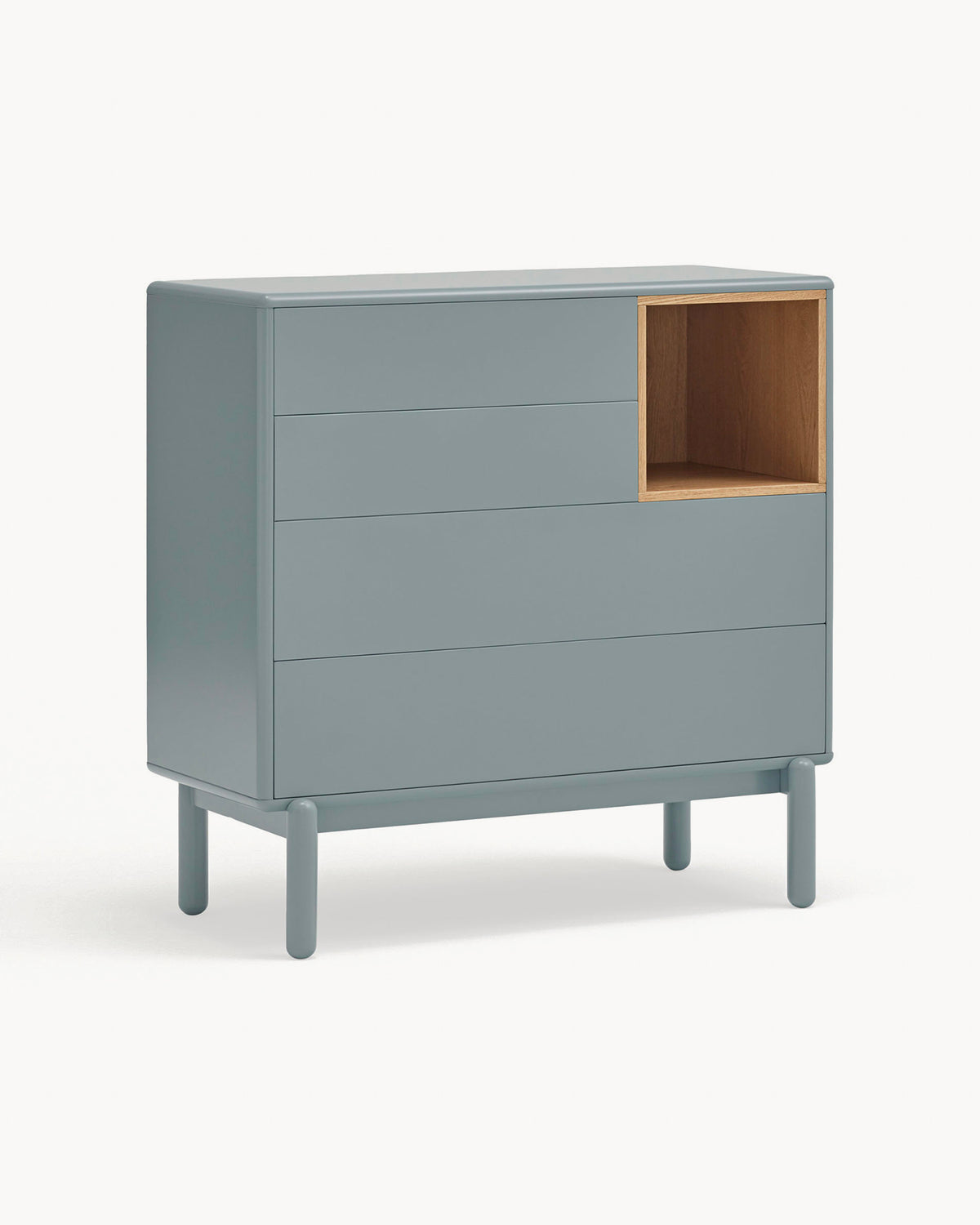 Cassettiera con quattro cassetti Corvo