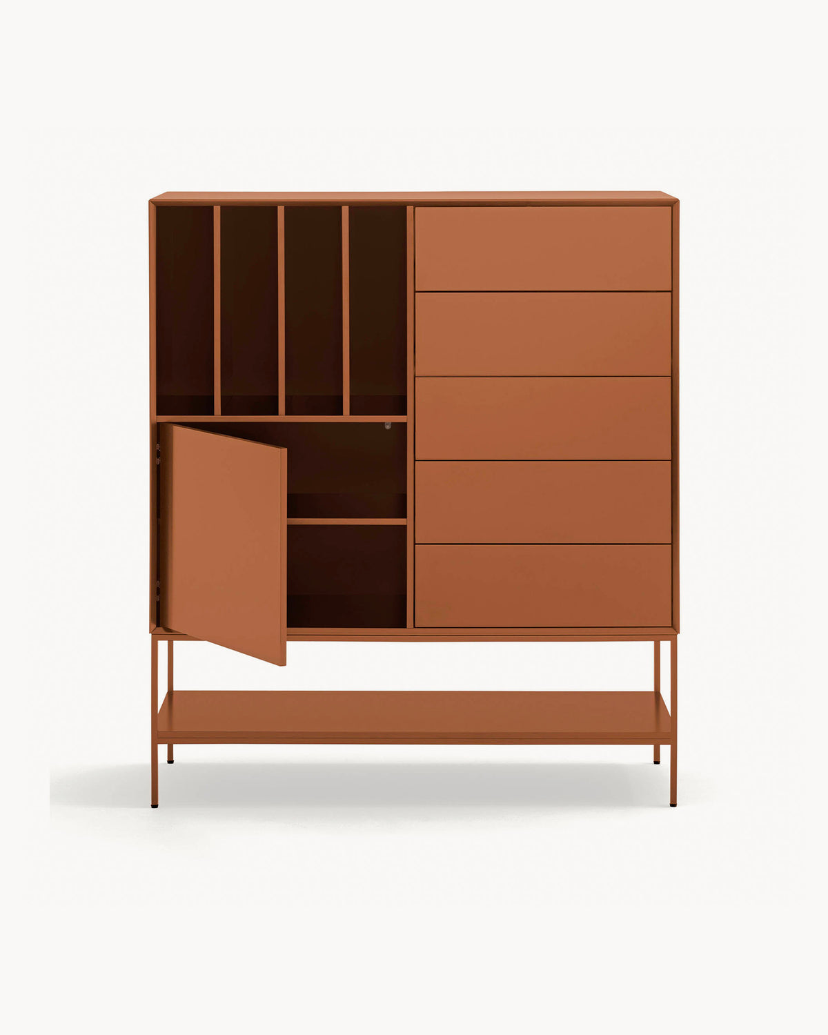 Credenza alta laccata Platt