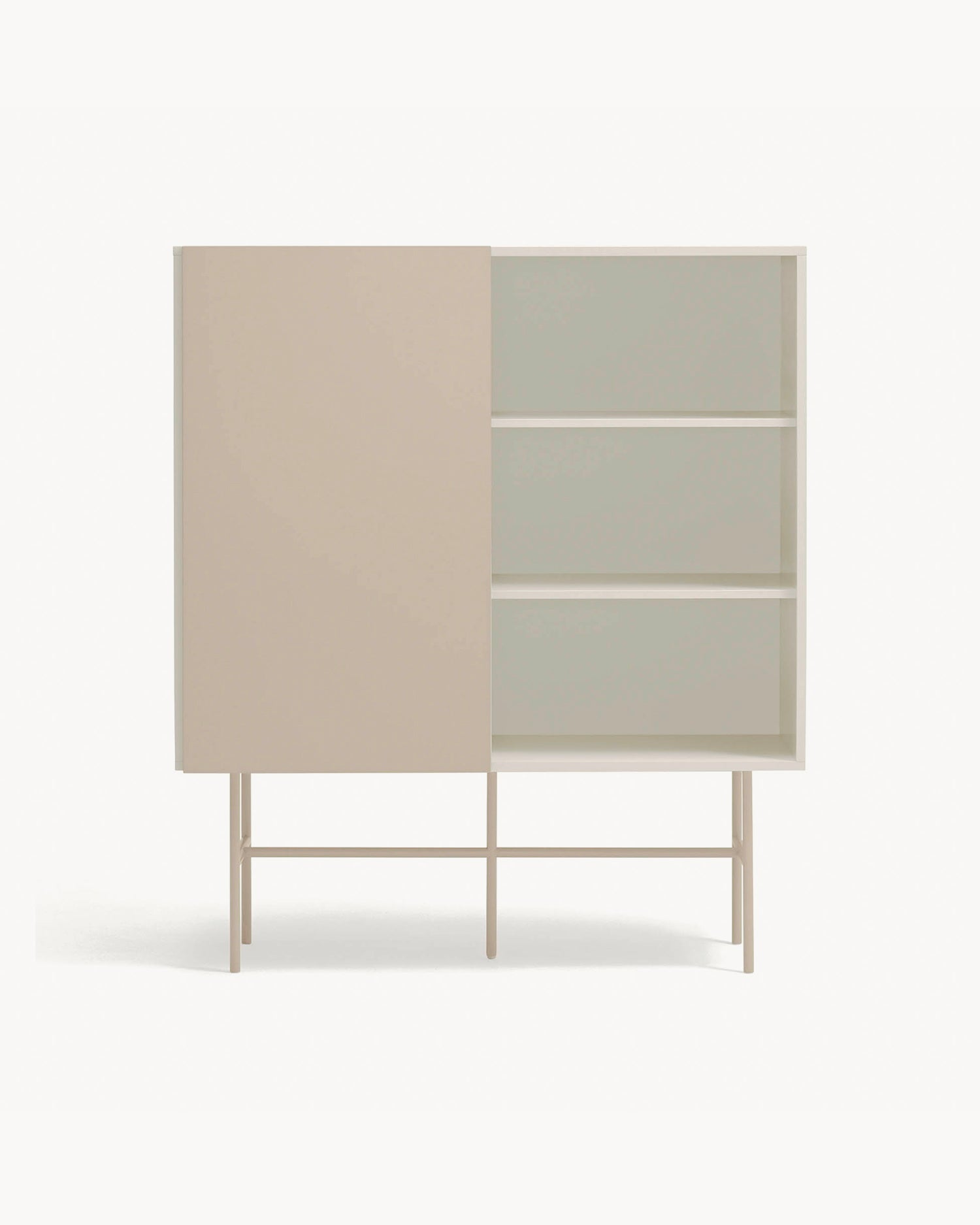 Credenza alta con anta scorrevole Nube - Mdf