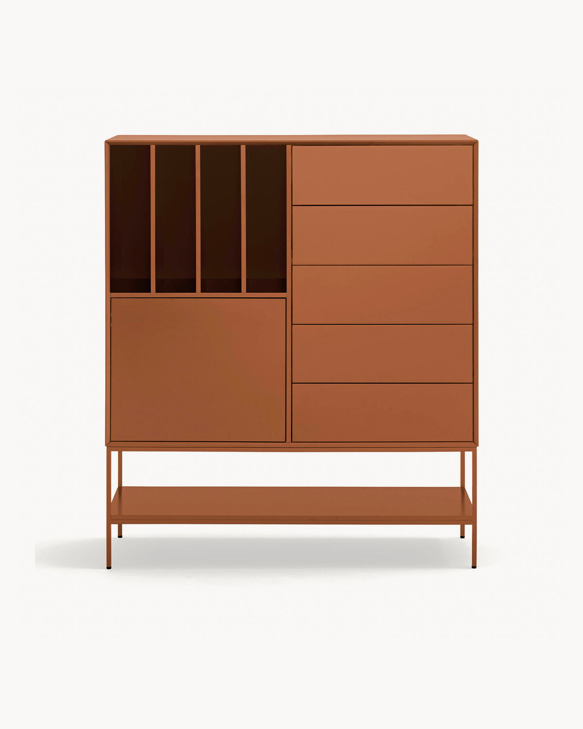Credenza alta laccata Platt