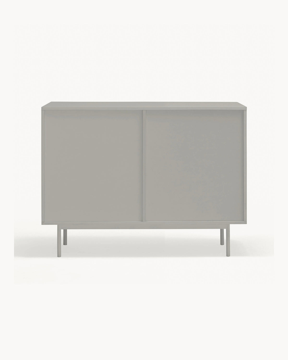 Credenza piccola con cassetti in rovere Sierra