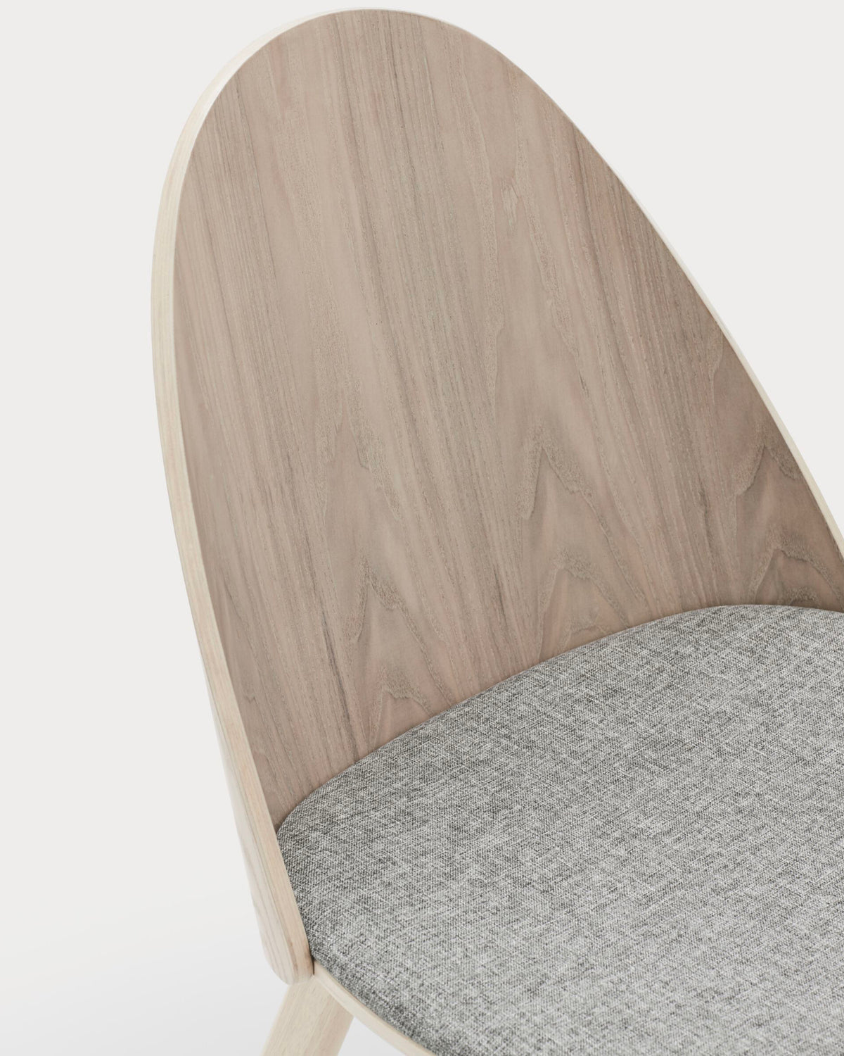 Set di 2 sedie in legno con seduta imbottita Uma