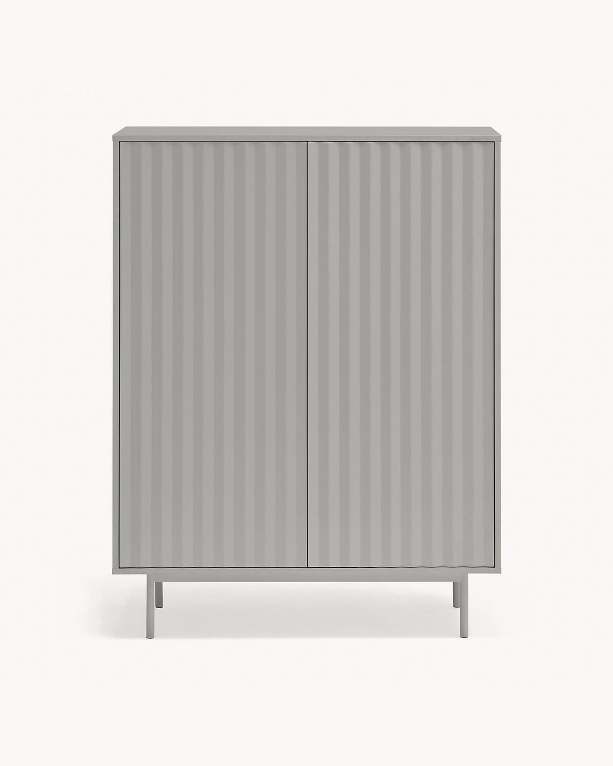 Credenza alta con frontali a rilievo Sierra