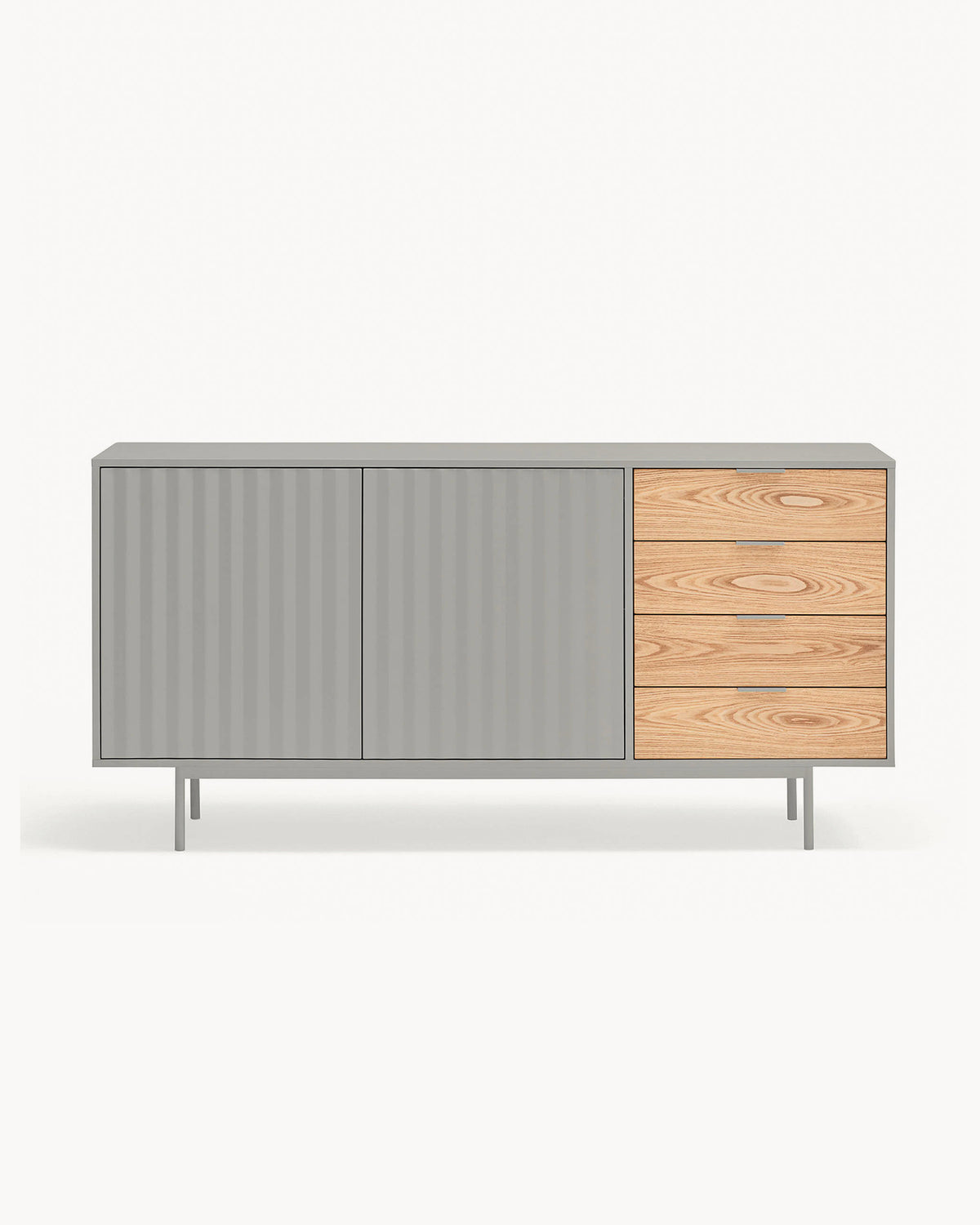 Credenza con cassetti in rovere Sierra