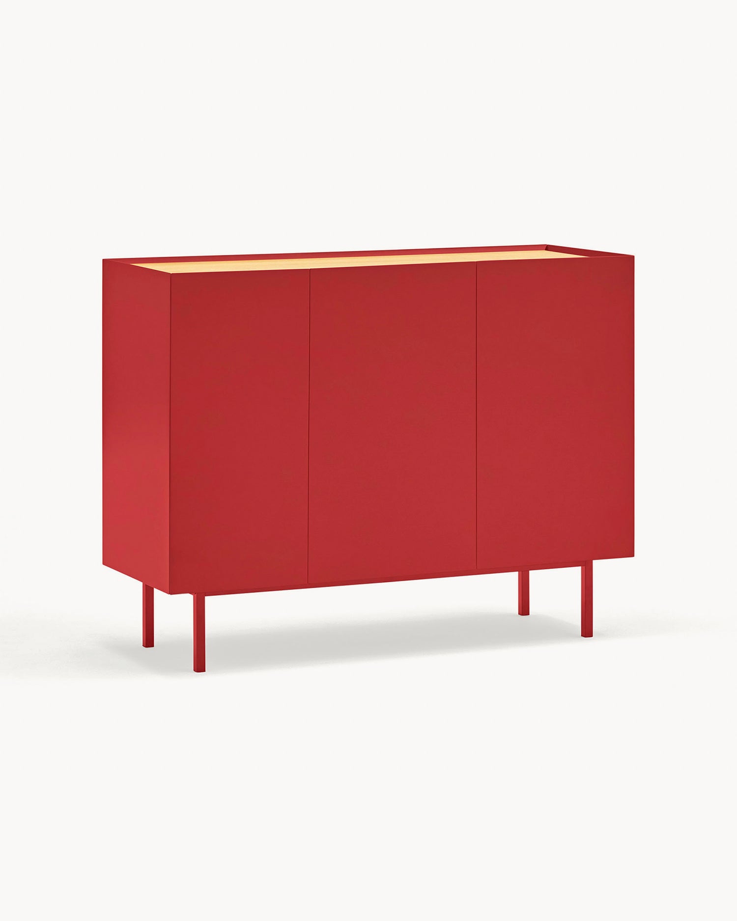 Credenza con piano in rovere Arista