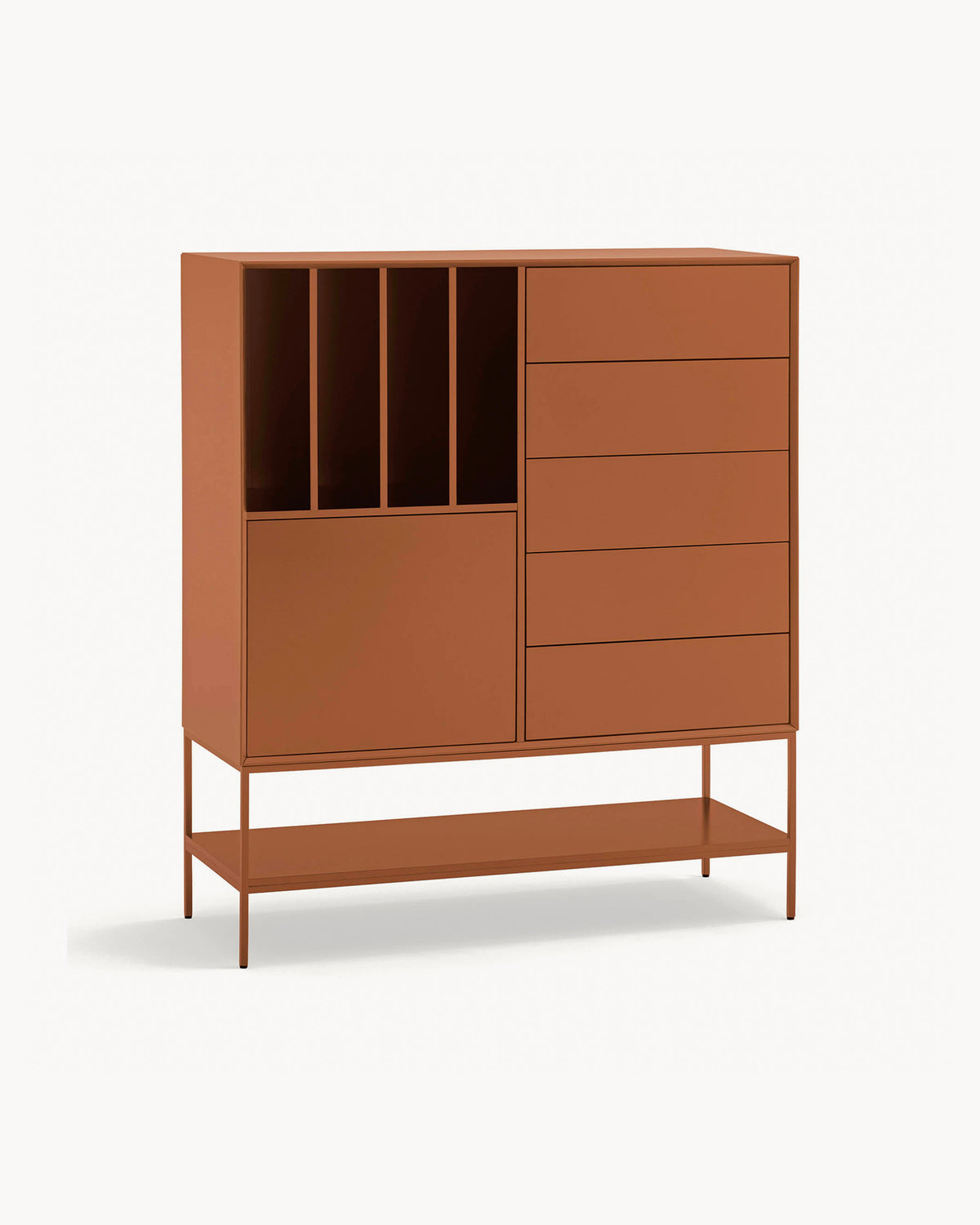 Credenza alta laccata Platt