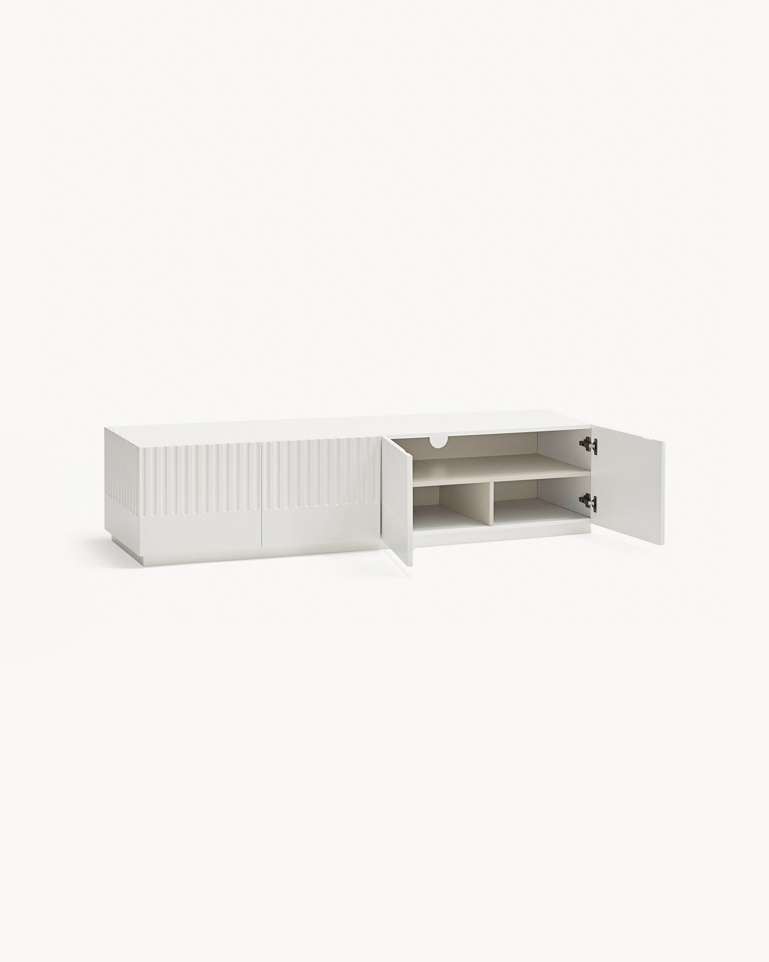 Mobile TV con ante scanalate Doric - Mdf