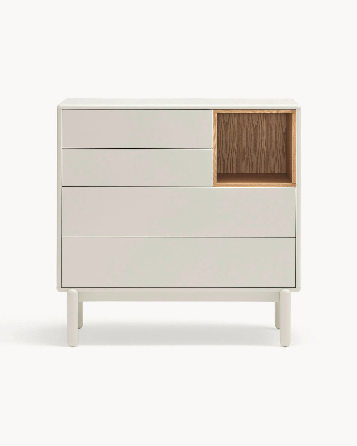 Cassettiera con quattro cassetti Corvo