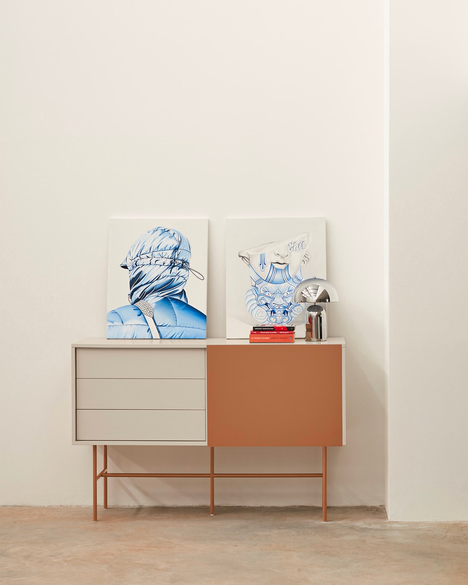 Credenza con anta scorrevole Nube