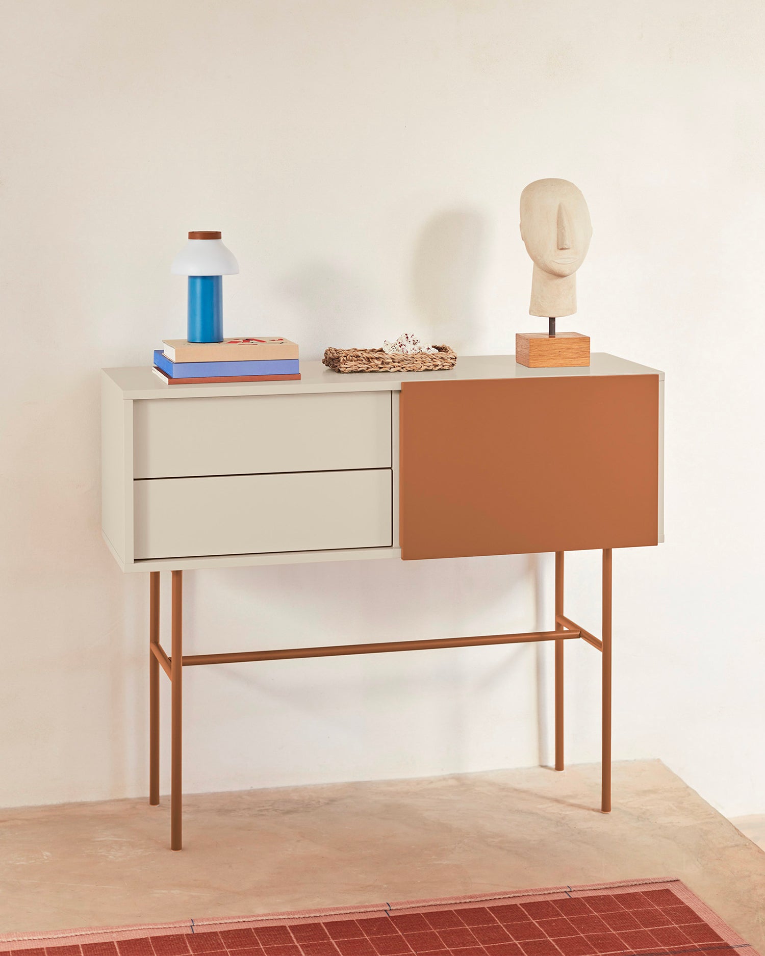 Consolle con anta scorrevole Nube