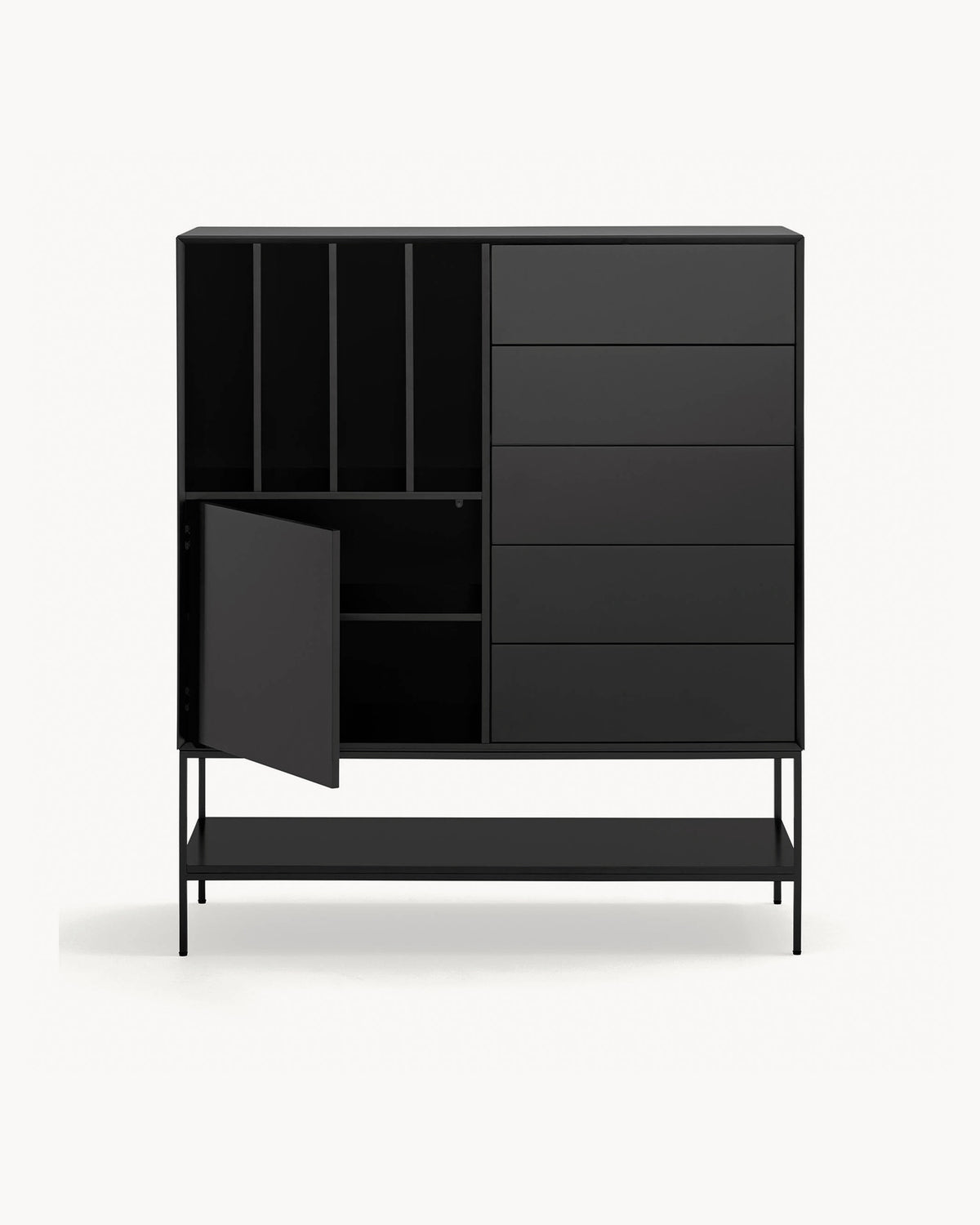 Credenza alta laccata Platt
