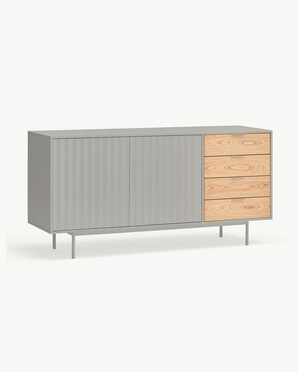 Credenza con cassetti in rovere Sierra