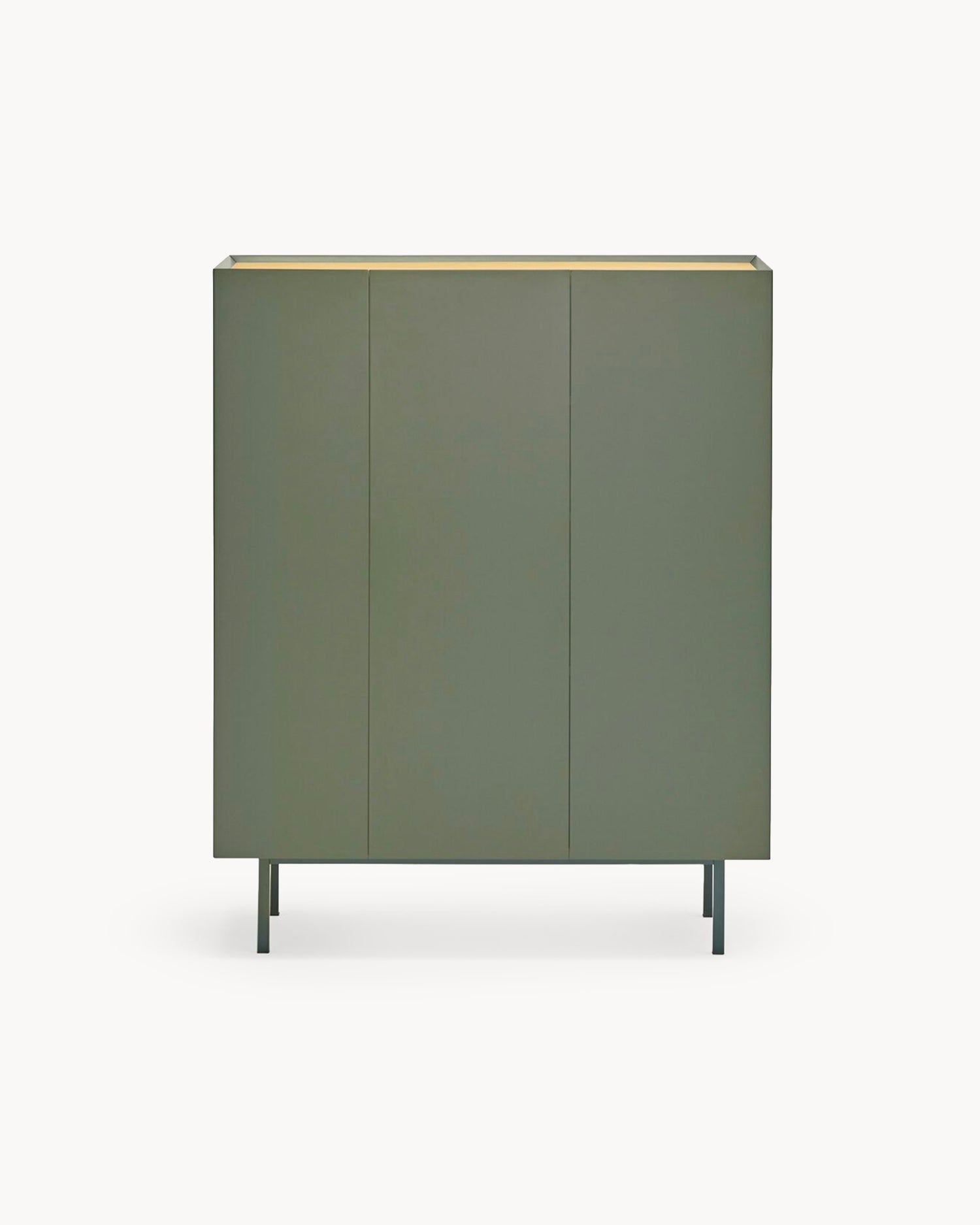 Credenza alta con piano in rovere Arista