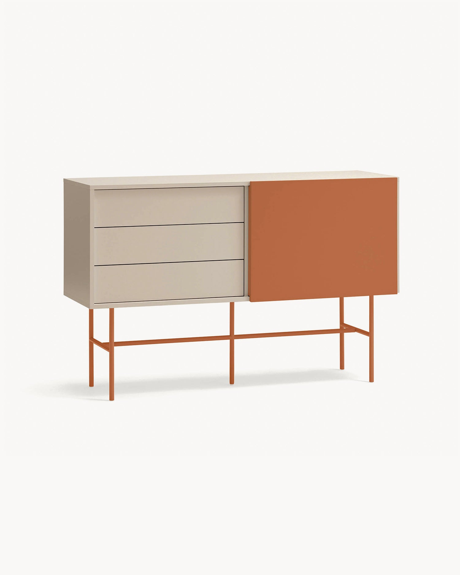 Credenza con anta scorrevole Nube