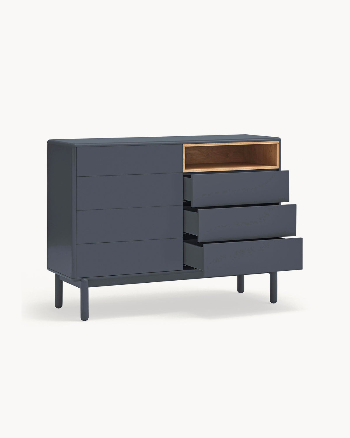 Cassettiera con sette cassetti Corvo