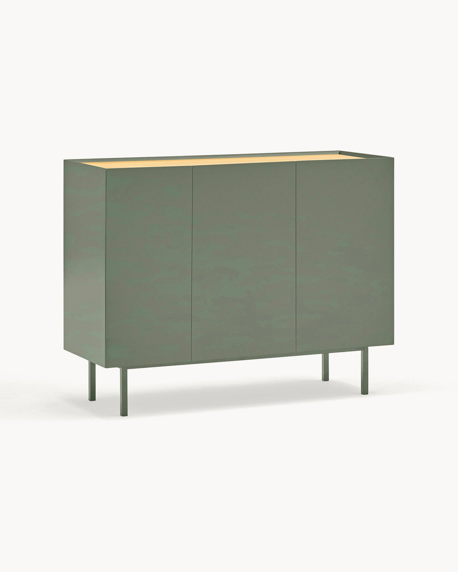 Credenza con piano in rovere Arista