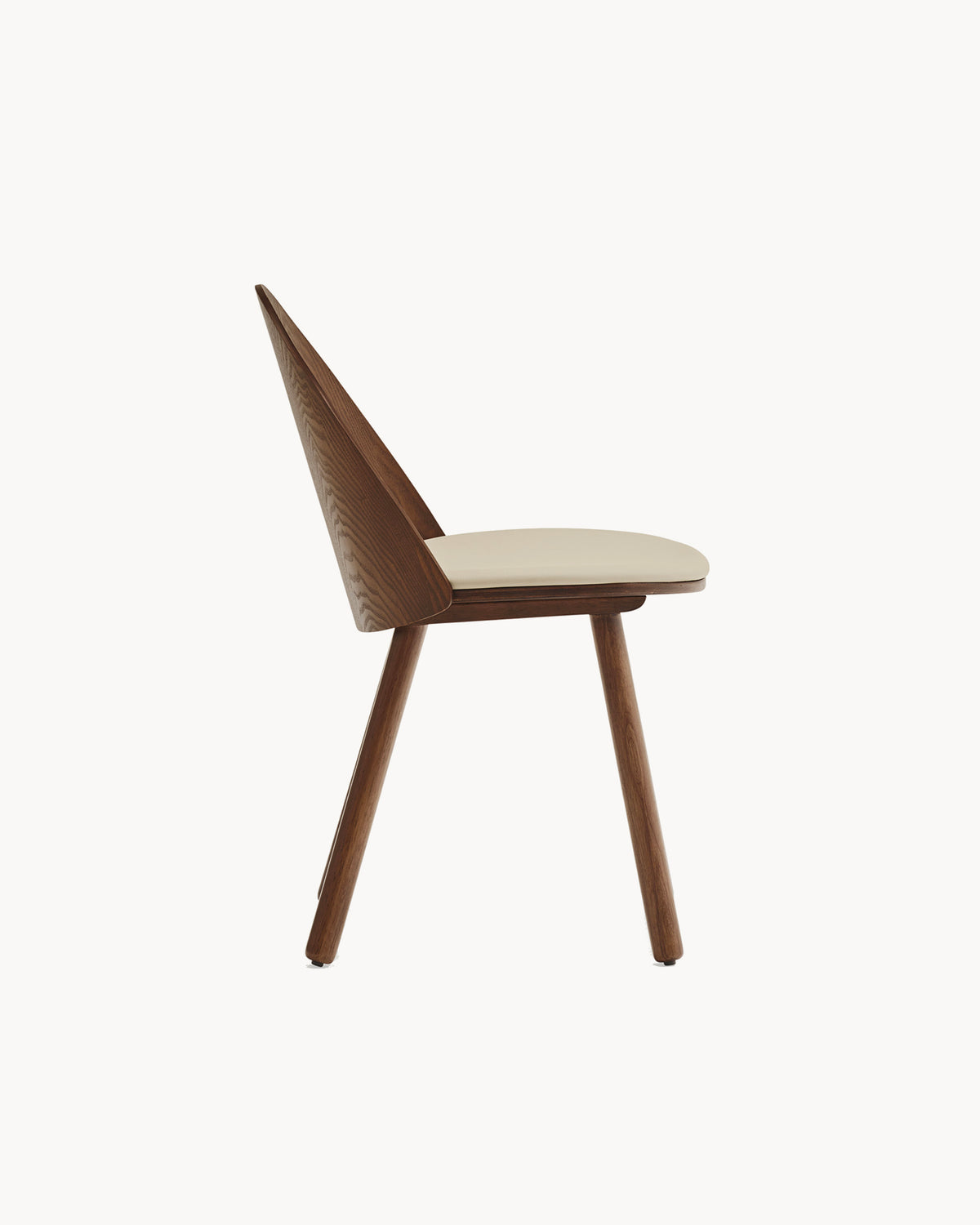 Set di 2 sedie in legno con seduta imbottita Uma