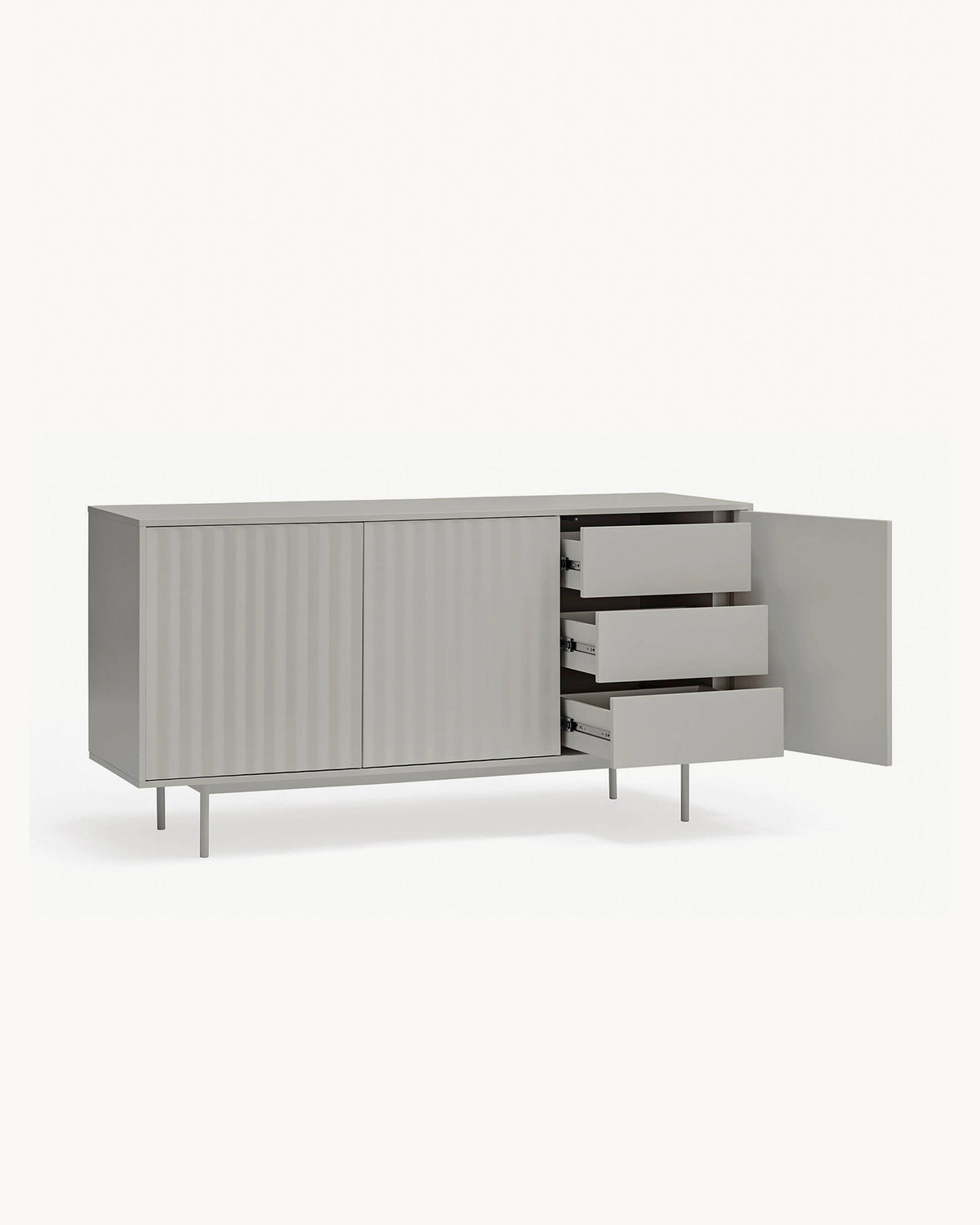 Credenza con frontali a rilievo Sierra