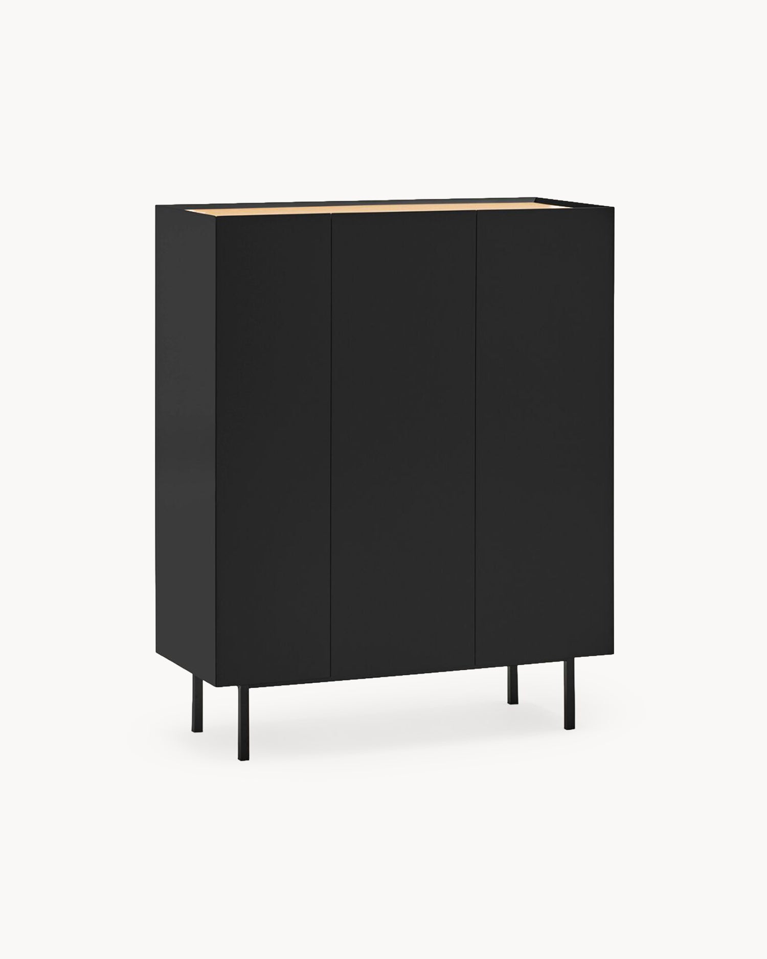 Credenza alta con piano in rovere Arista