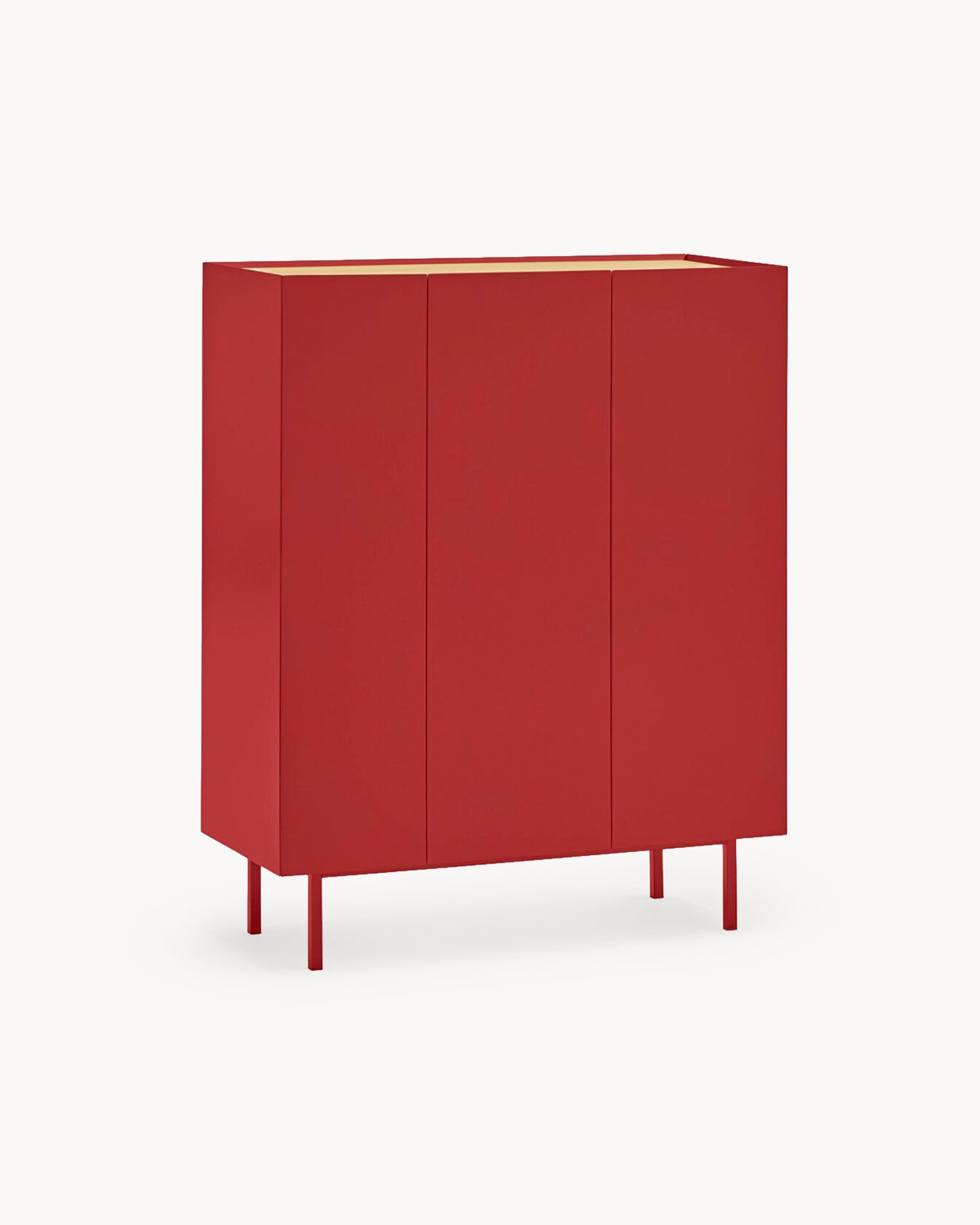 Credenza alta con piano in rovere Arista