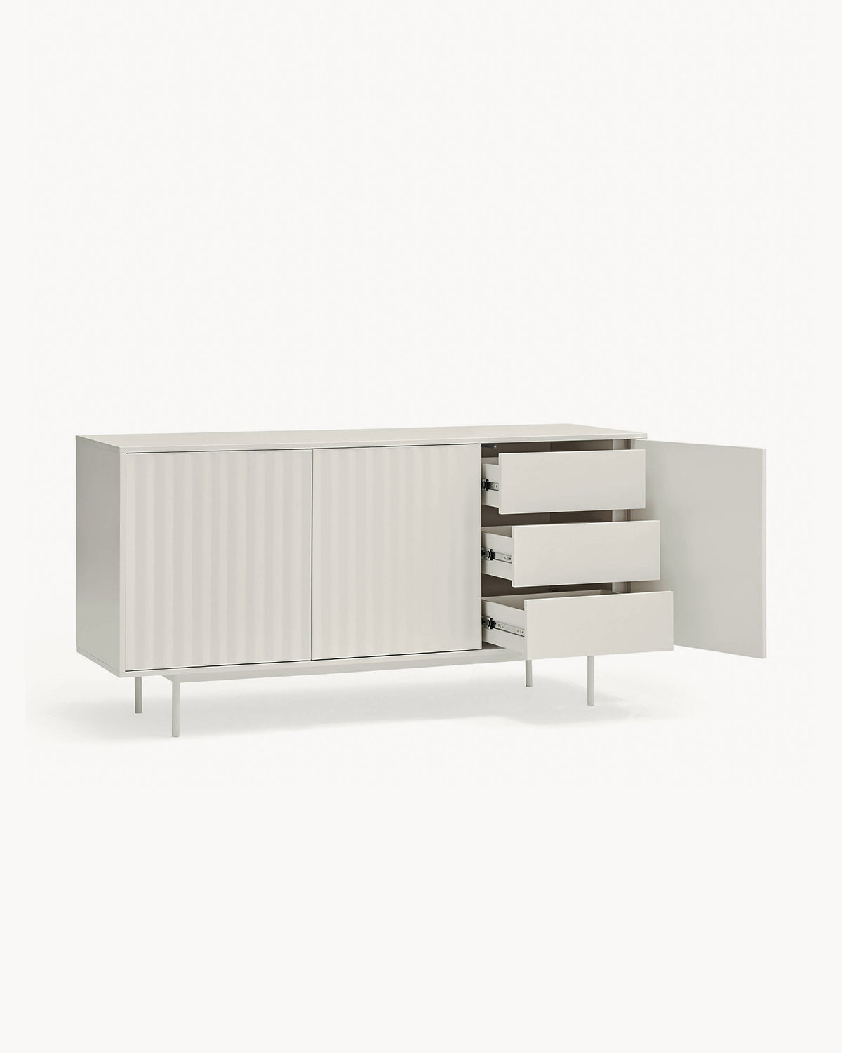 Credenza con frontali a rilievo Sierra