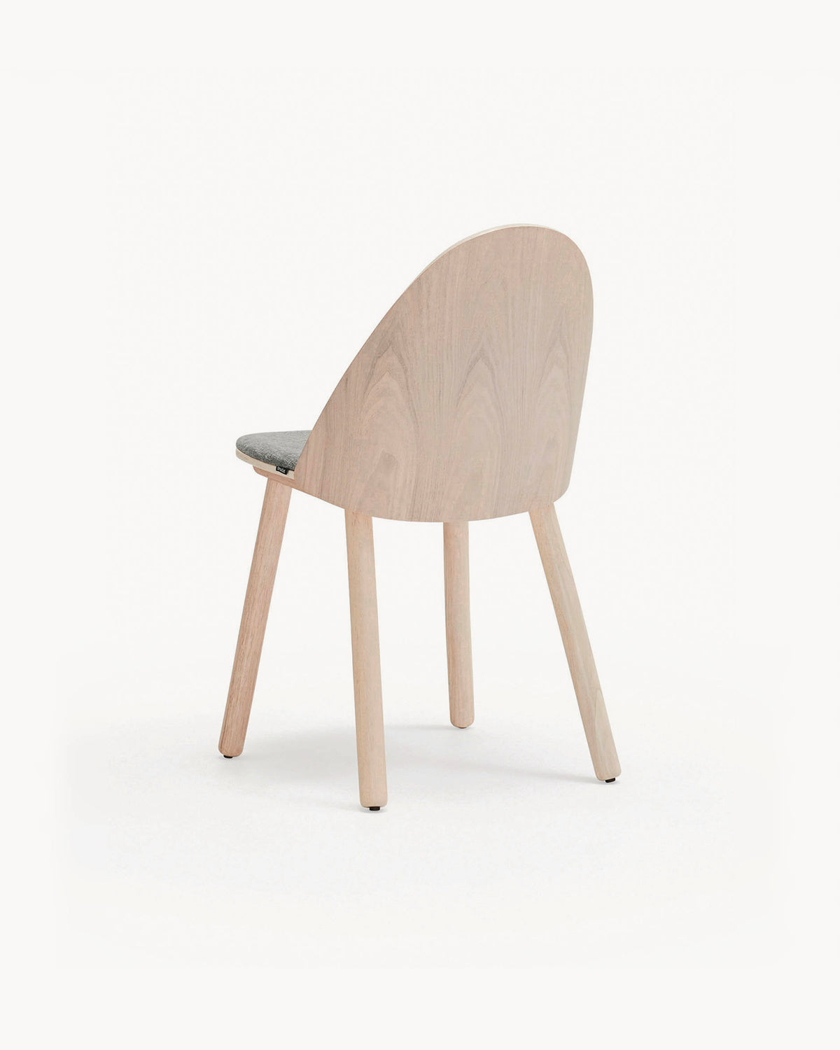 Set di 2 sedie in legno con seduta imbottita Uma