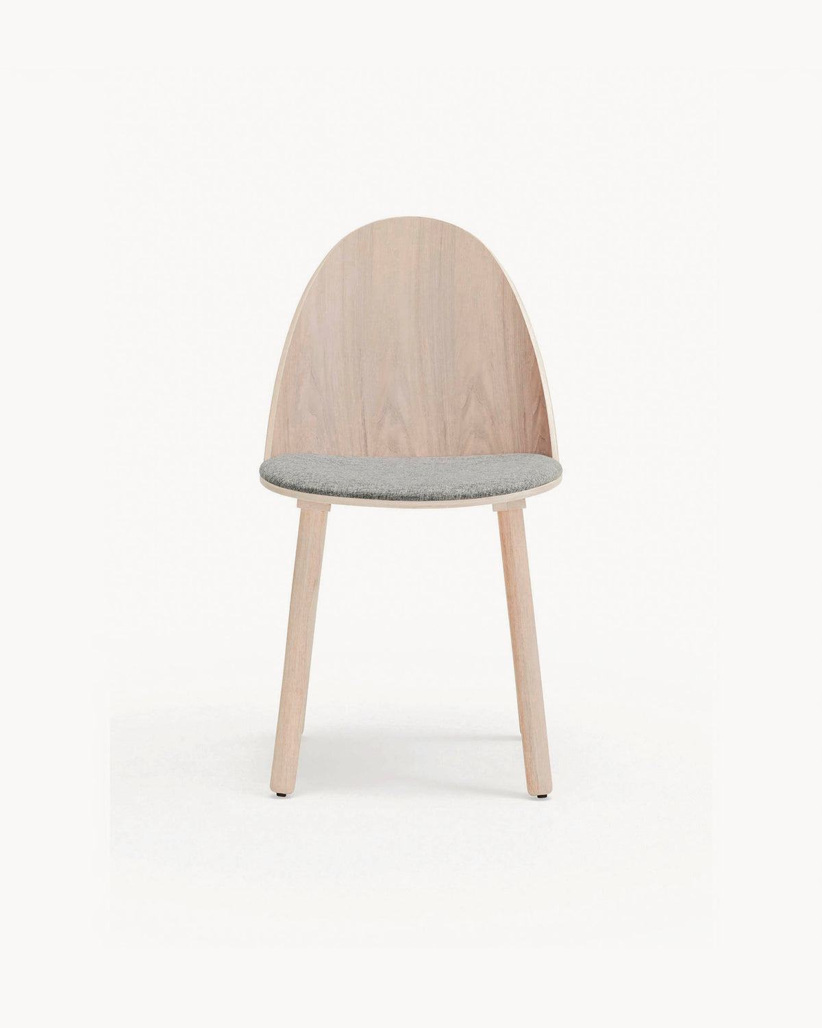 Set di 2 sedie in legno con seduta imbottita Uma
