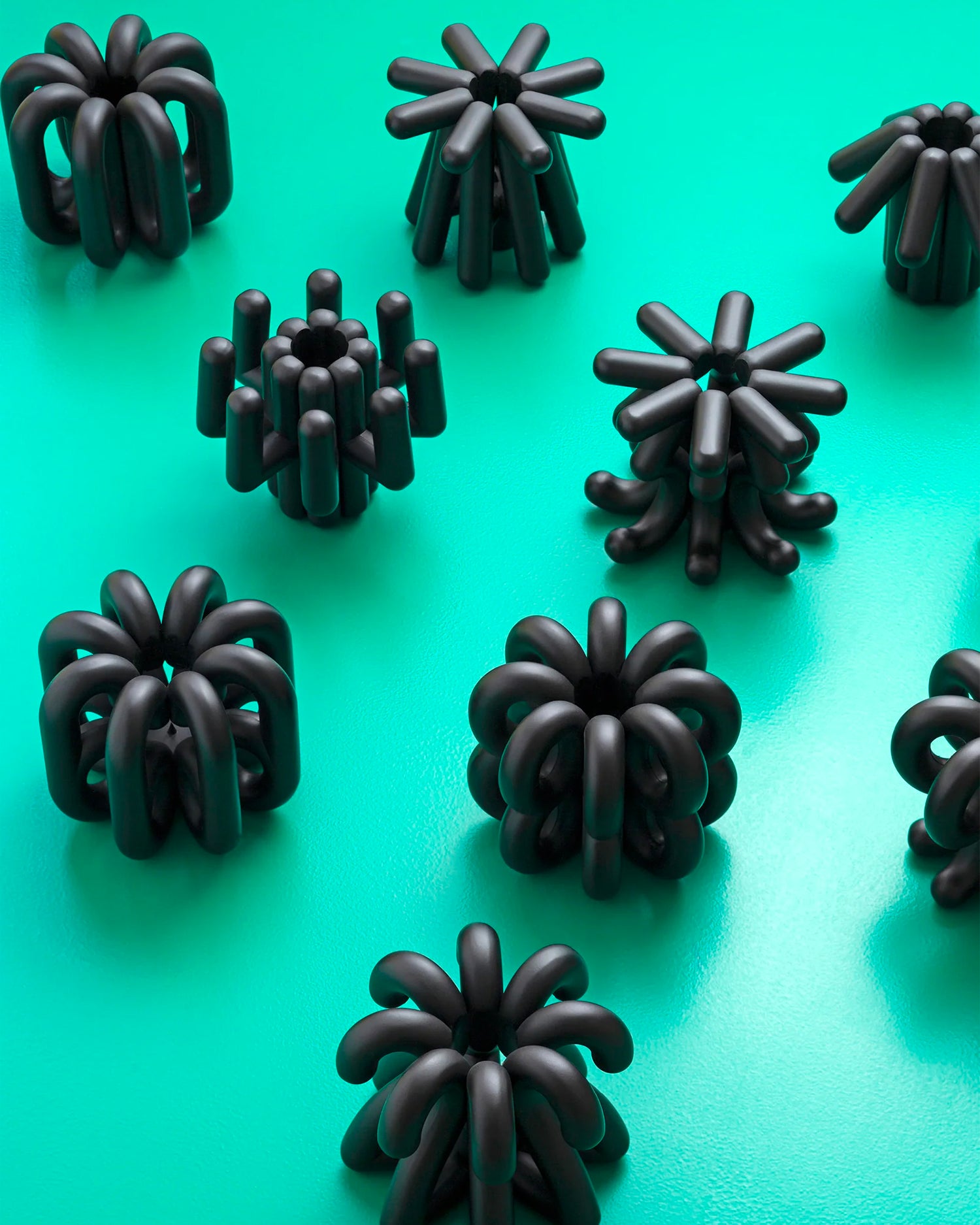 Portacandele in alluminio Digit Six