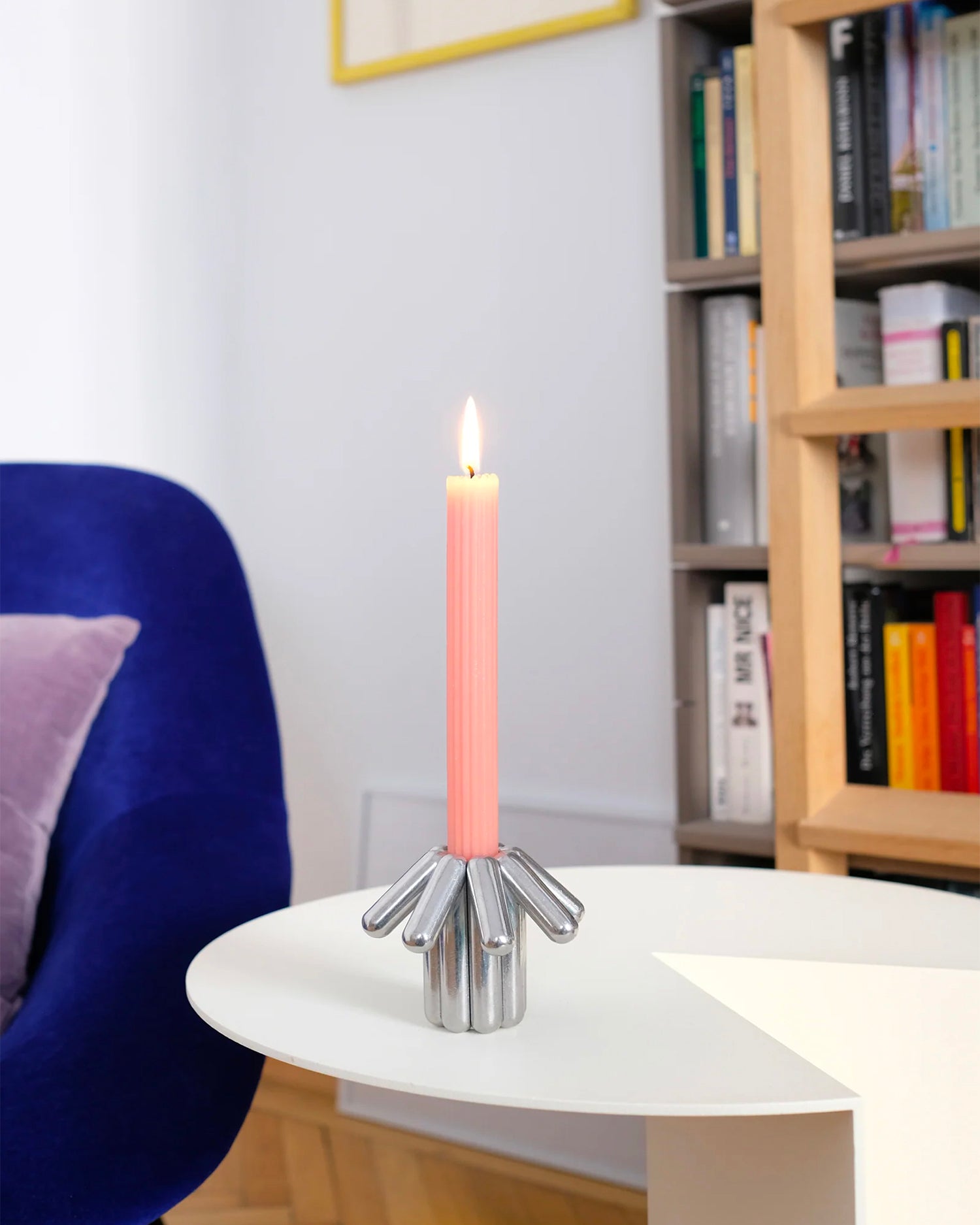 Portacandele in alluminio Digit One