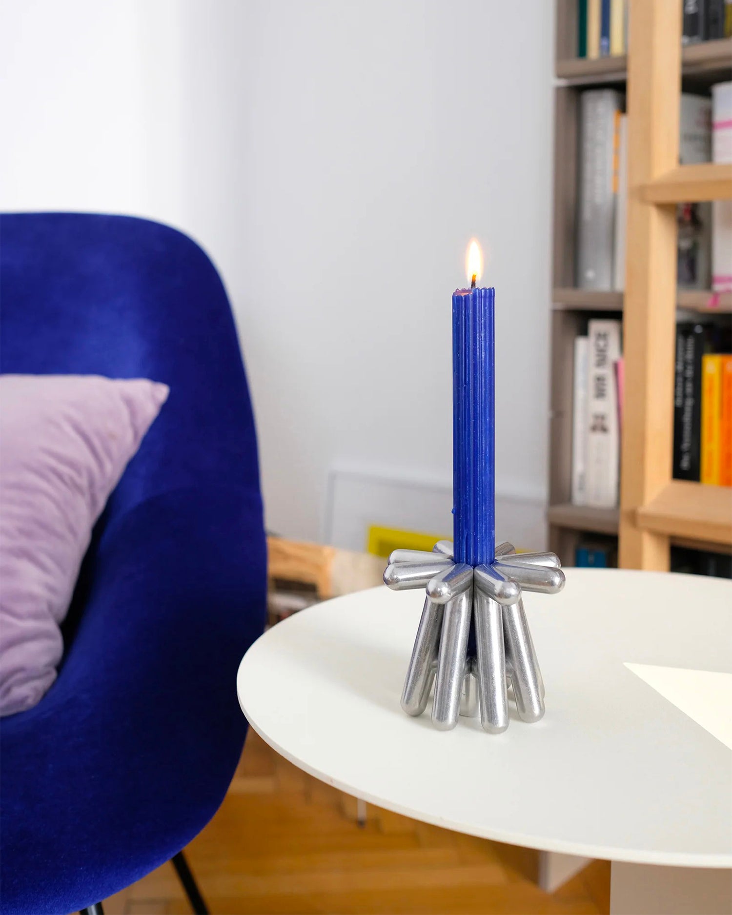 Portacandele in alluminio Digit Seven