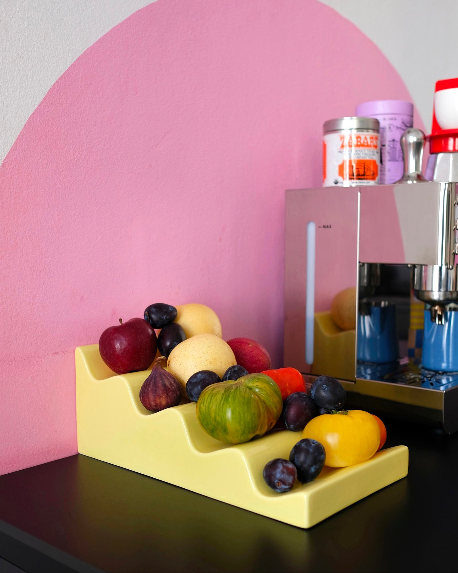 Portafrutta in ceramica Cascade