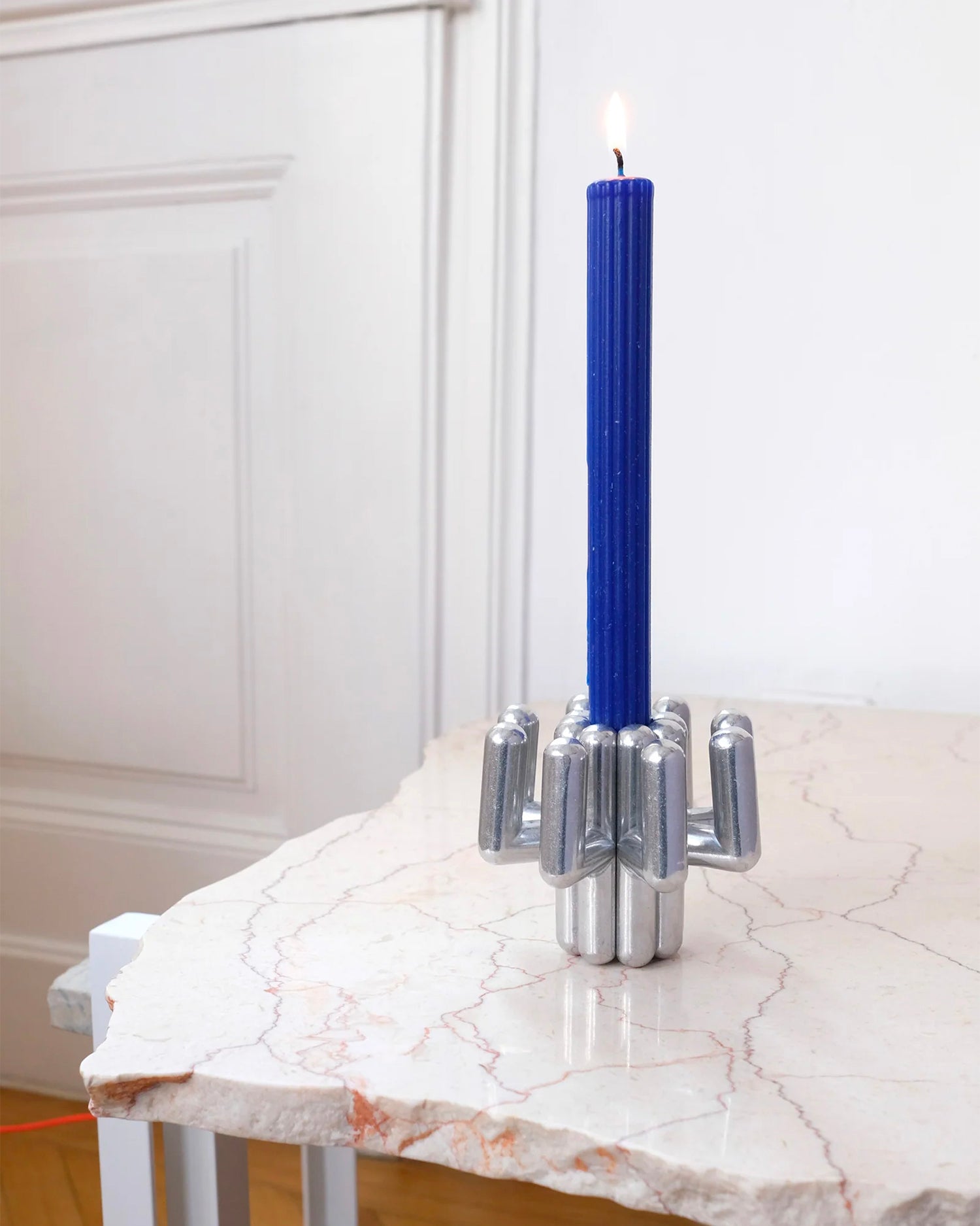 Portacandele in alluminio Digit Four