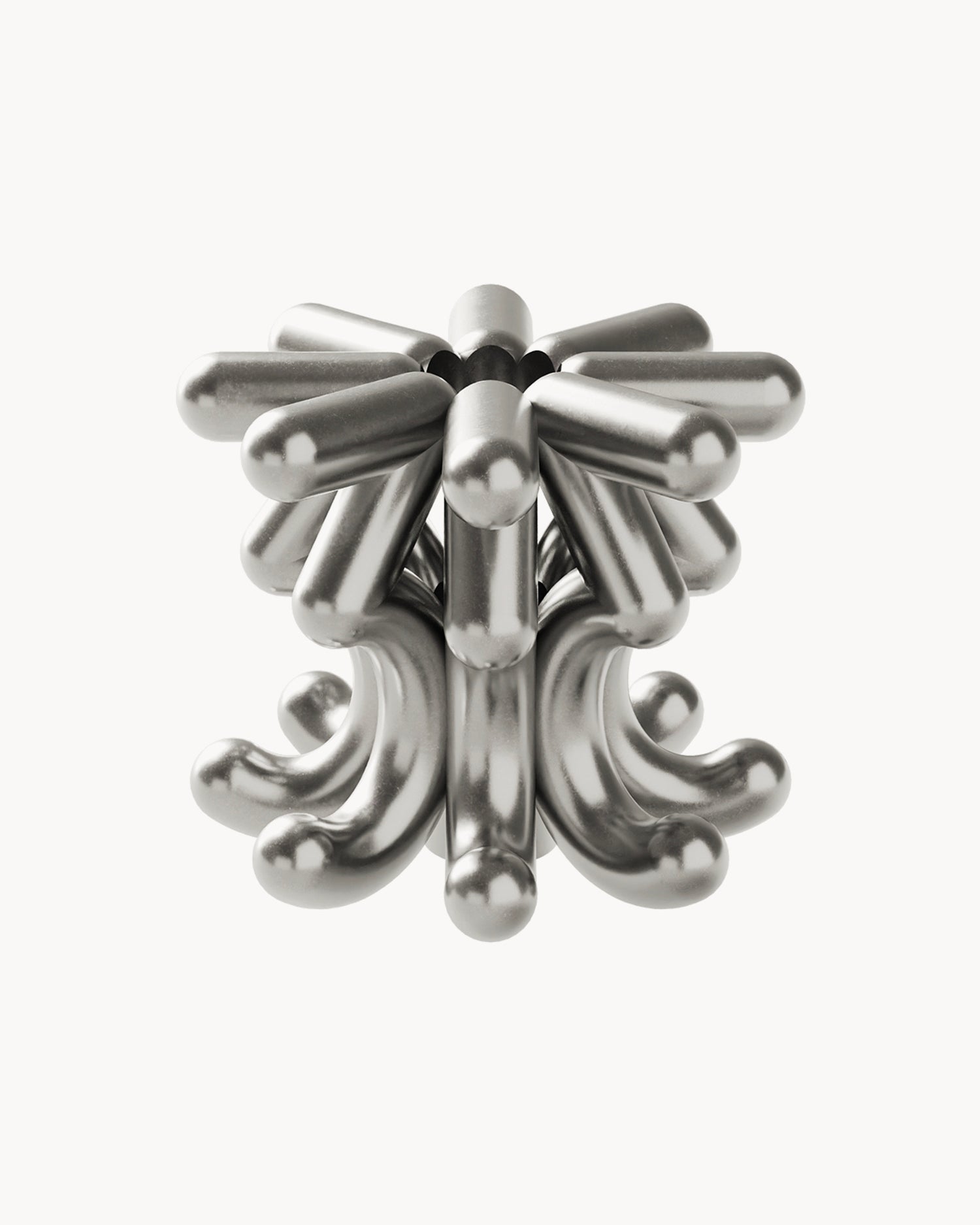 Portacandele in alluminio Digit Three