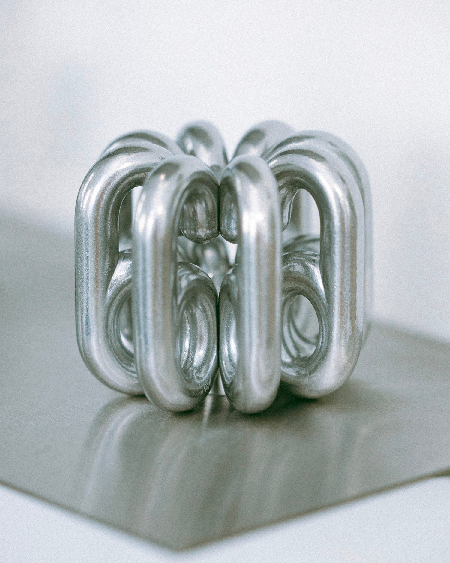 Portacandele in alluminio Digit Six