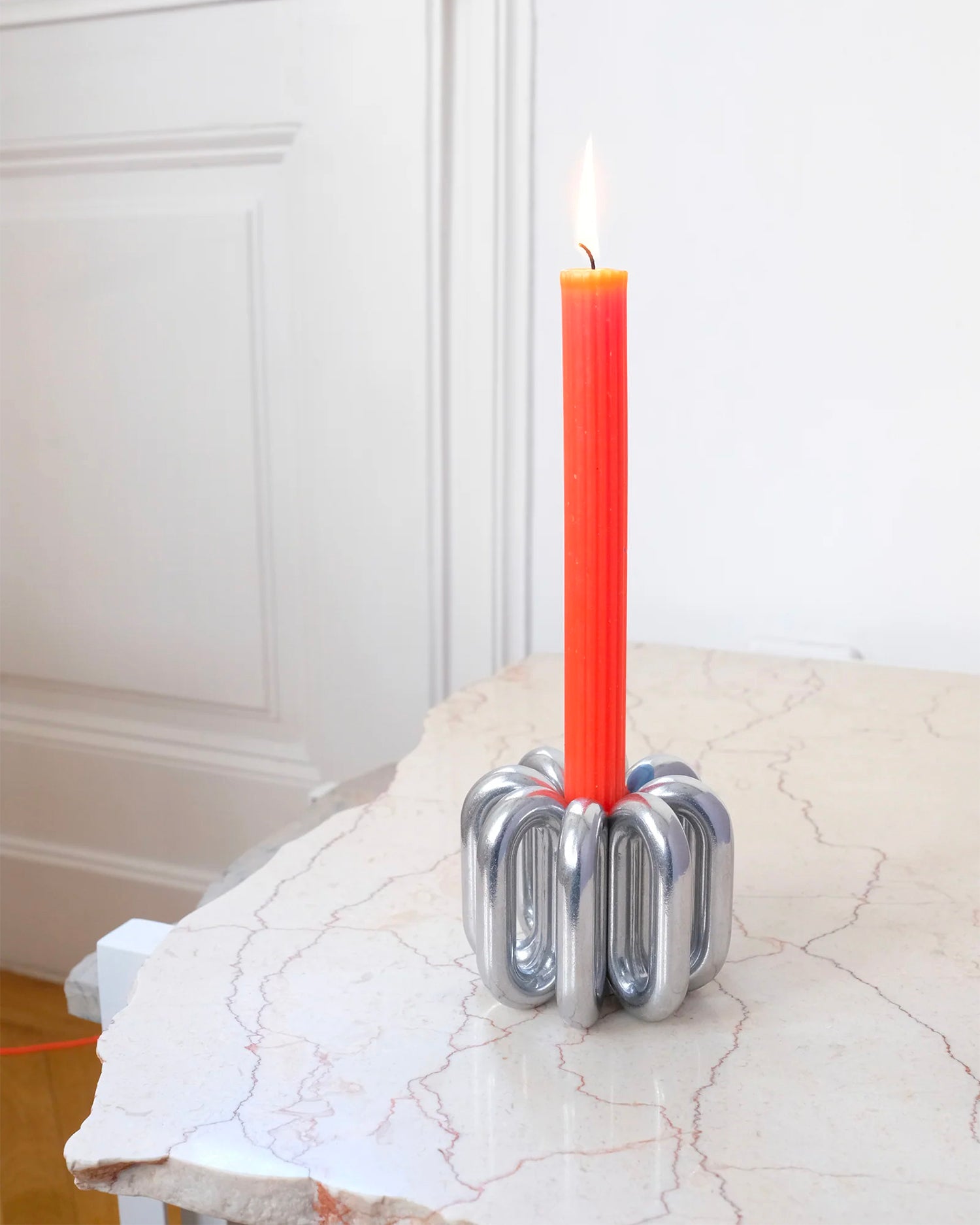 Portacandele in alluminio Digit Zero