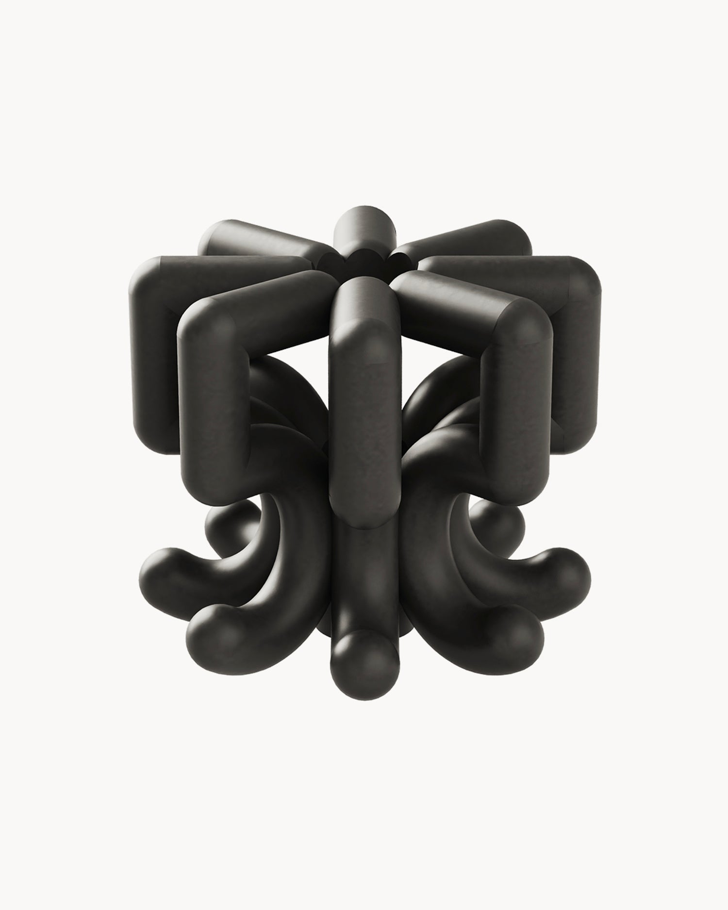 Portacandele in alluminio Digit Five