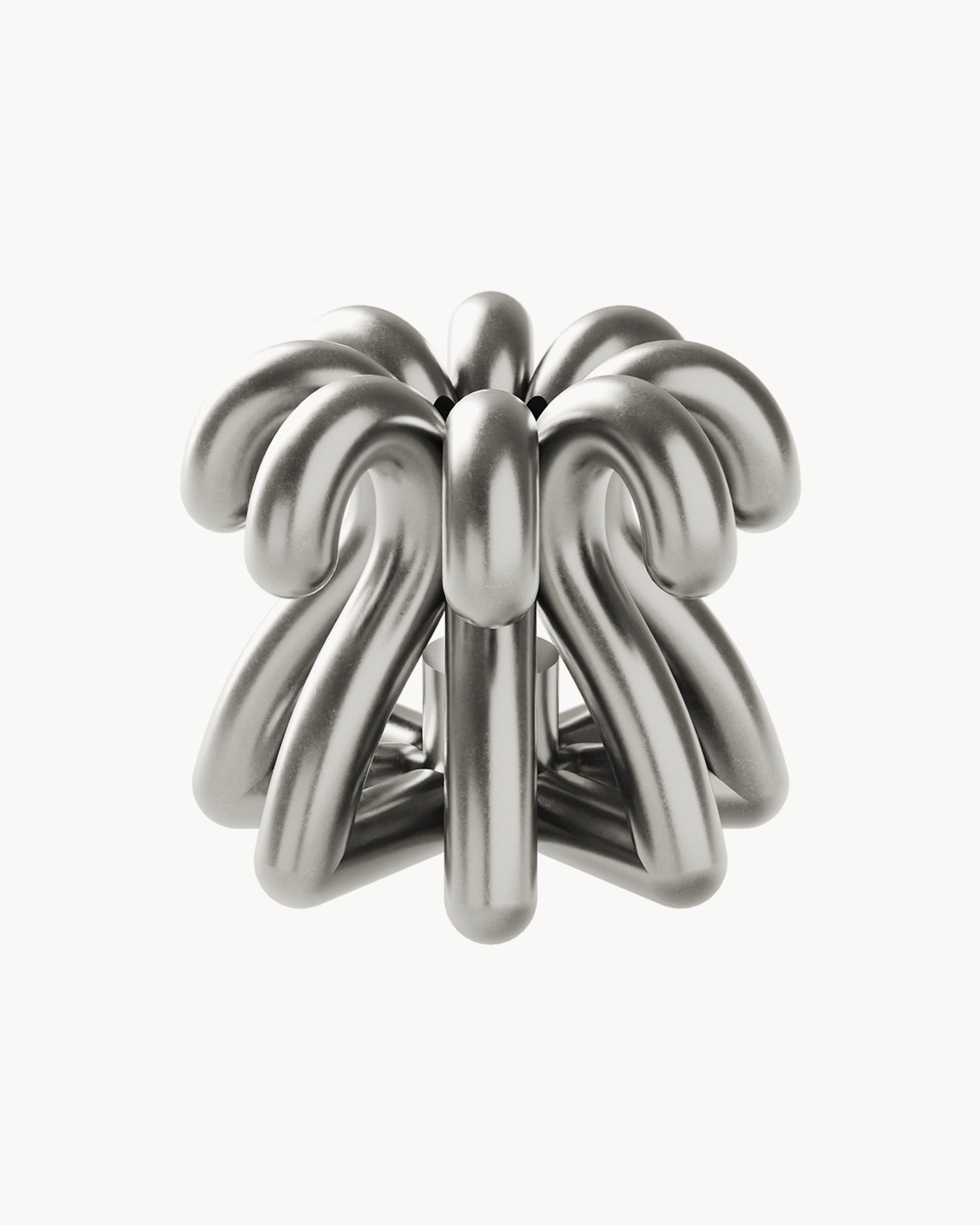 Portacandele in alluminio Digit Two