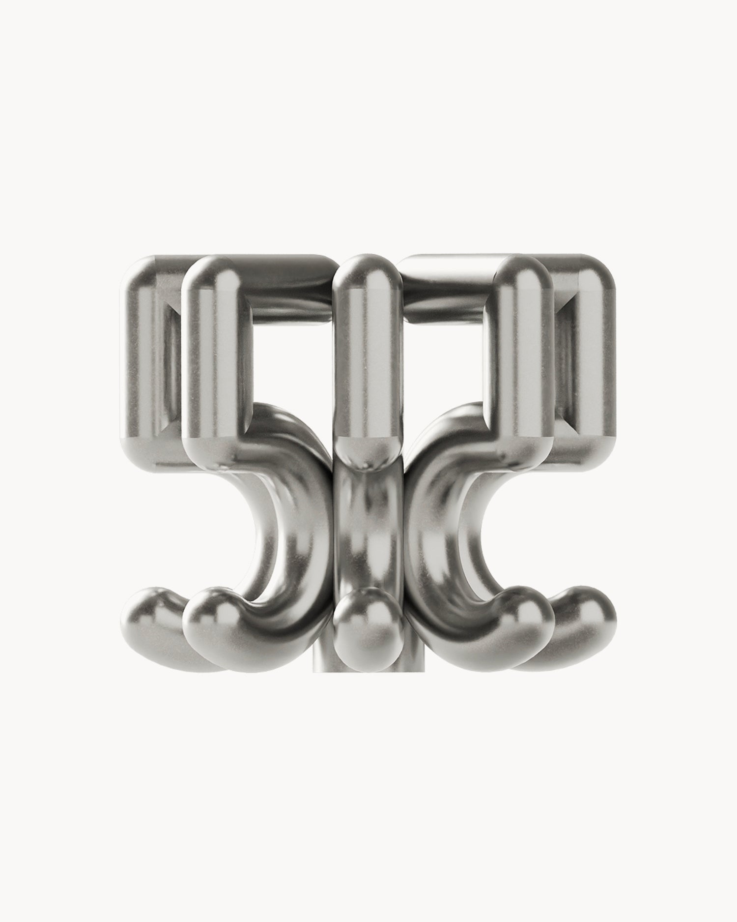 Portacandele in alluminio Digit Five