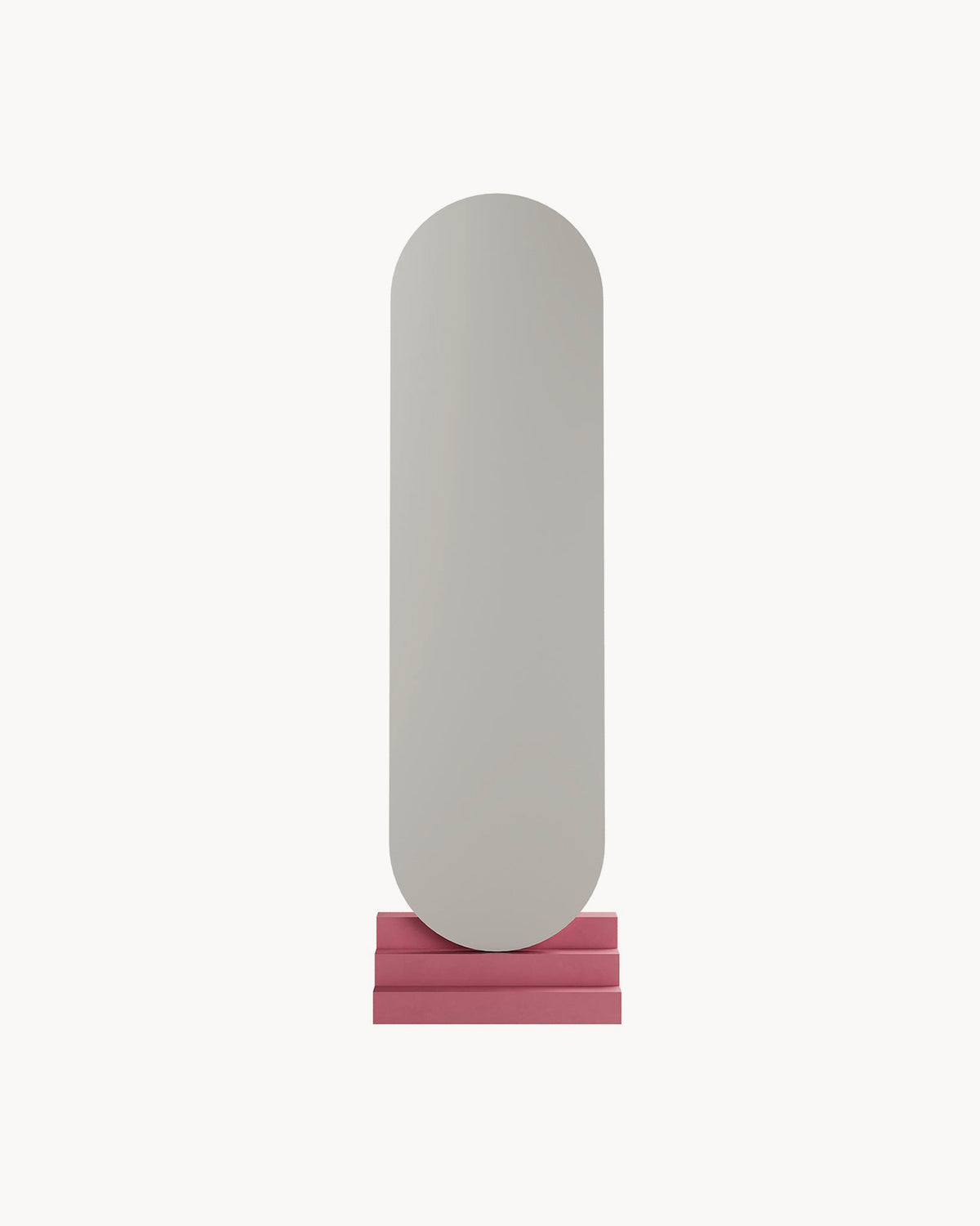 Specchio alto da parete con base Nonchalant