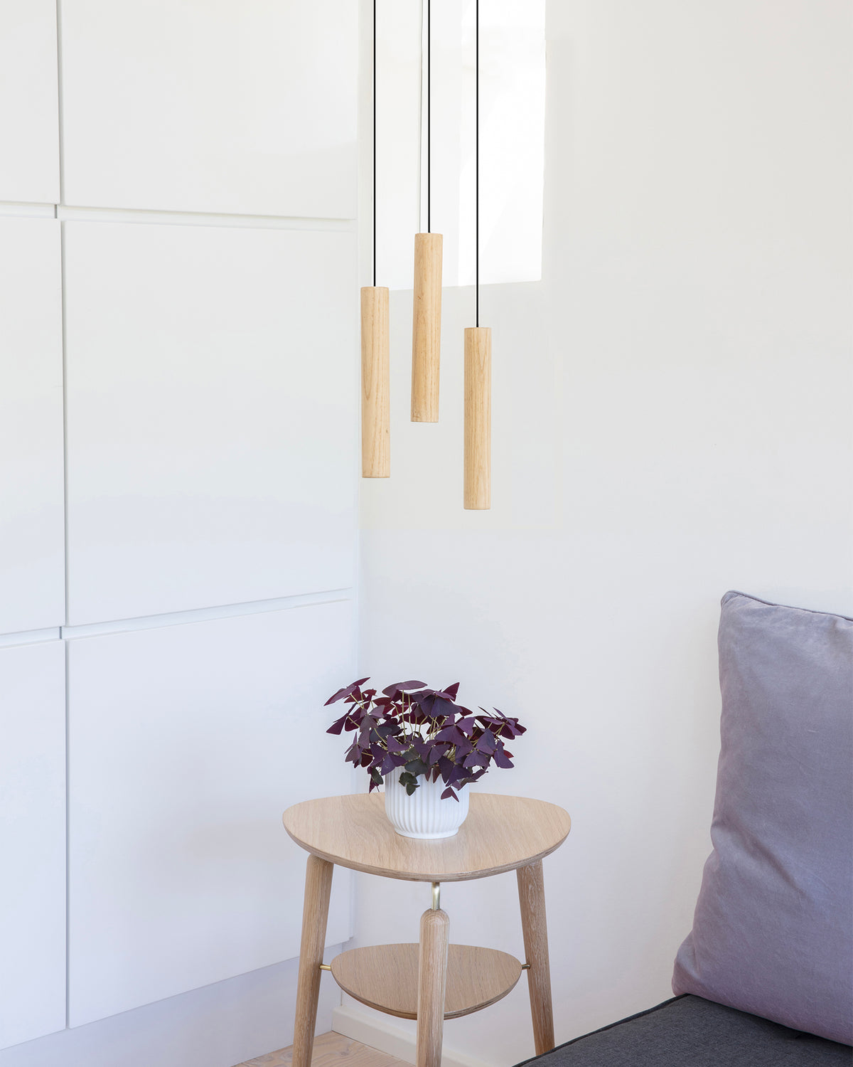 Lampada a sospensione a tre luci Chimes Cluster 3