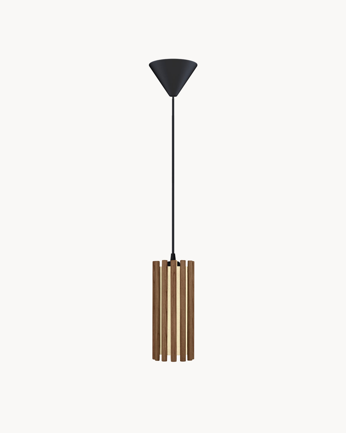 Lampada a sospensione in rovere Komorebi Circle