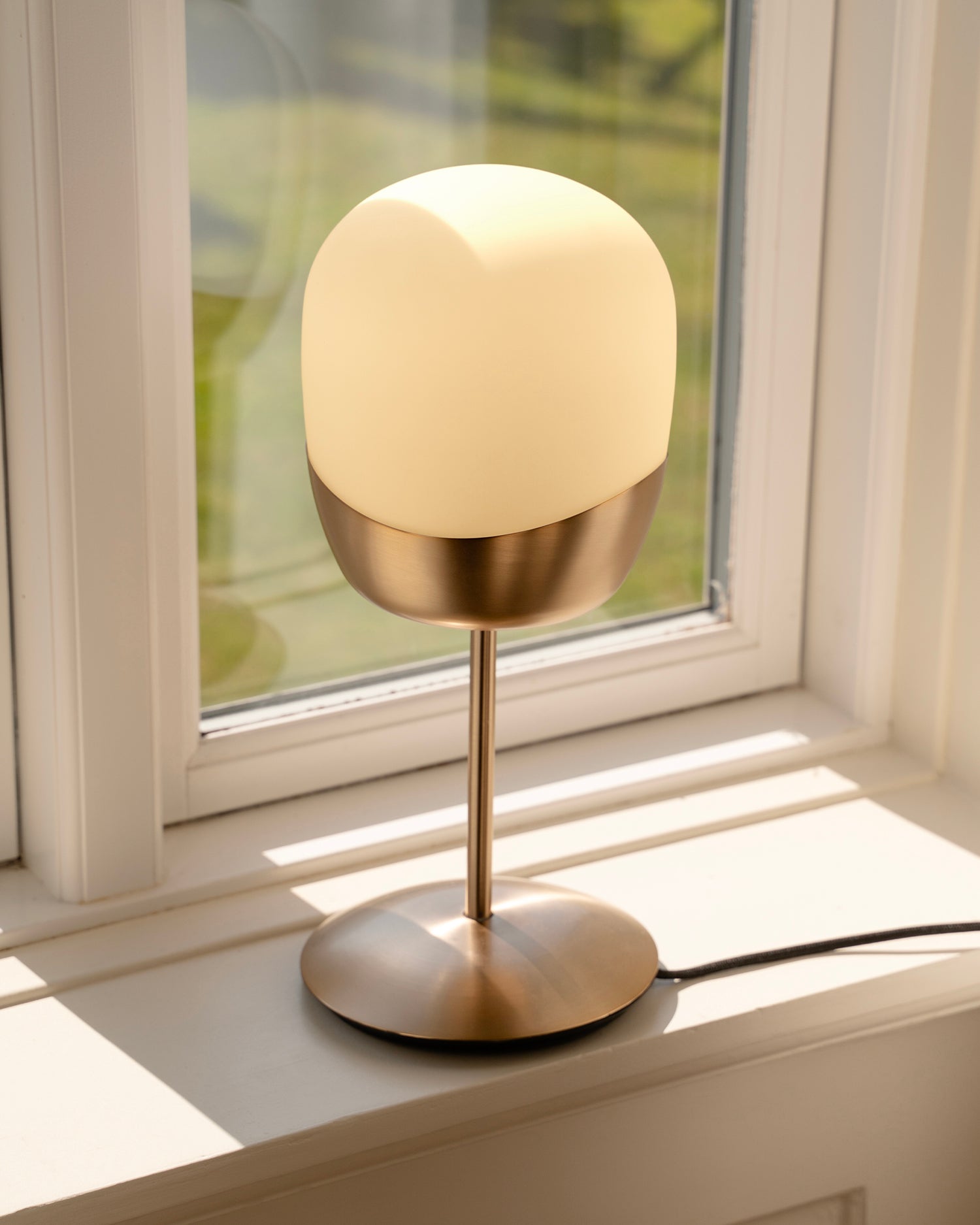 Lampada da tavolo in vetro Spring