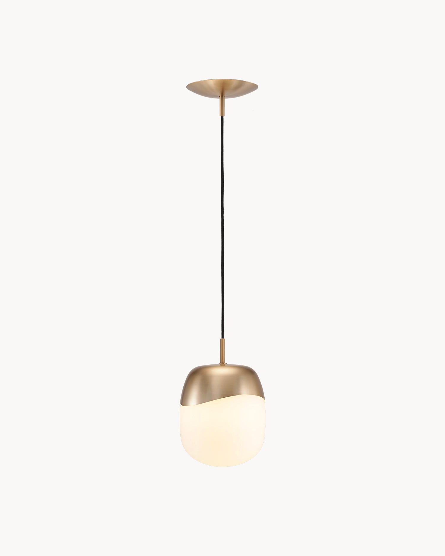 Lampada a sospensione in vetro soffiato Spring