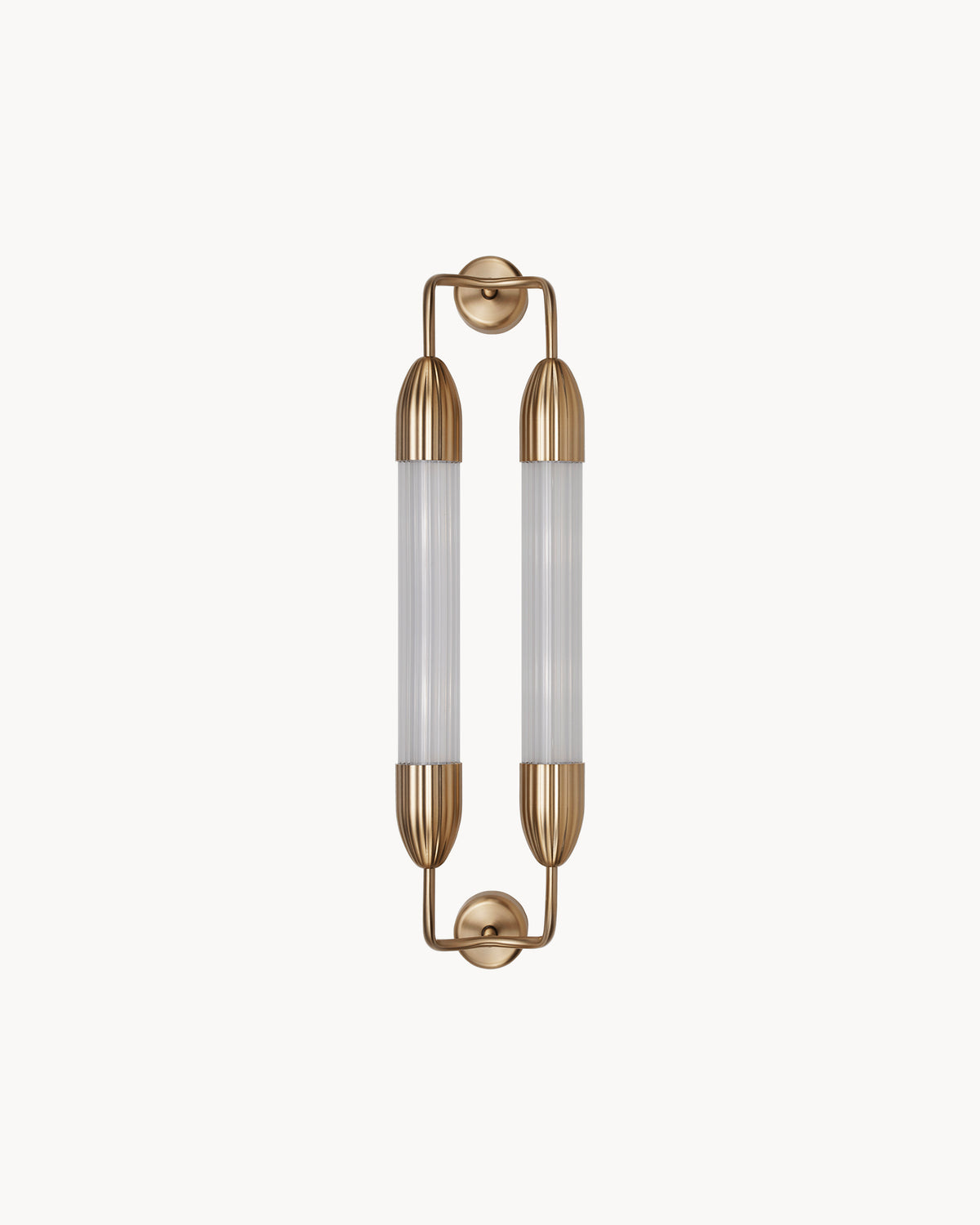 Lampada da parete in vetro ondulato Lemon Squeeze Double