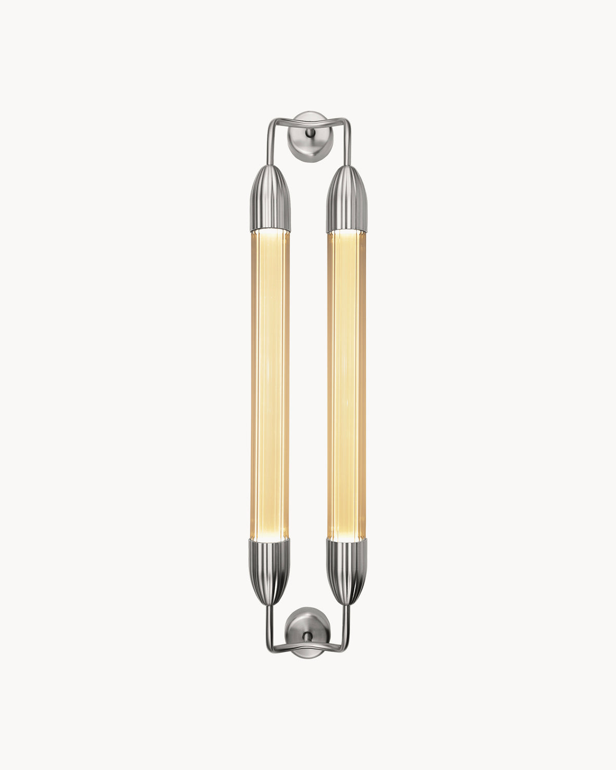 Lampada da parete in vetro ondulato Lemon Squeeze Double