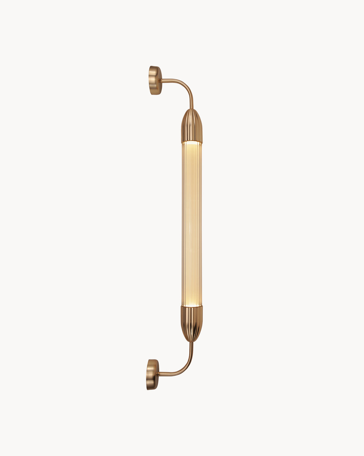Lampada da parete in vetro ondulato Lemon Squeeze Single