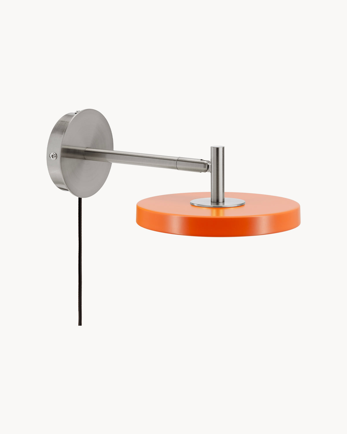 Lampada da parete in acciaio Asteria Short